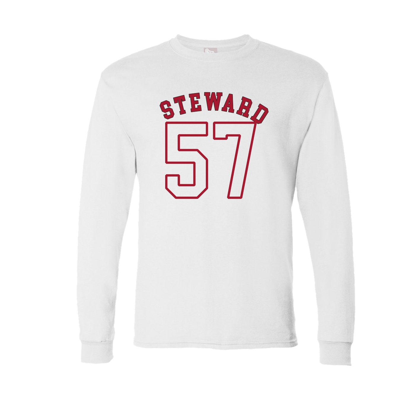 Long Sleeve Tee — Shirsey Arch in White