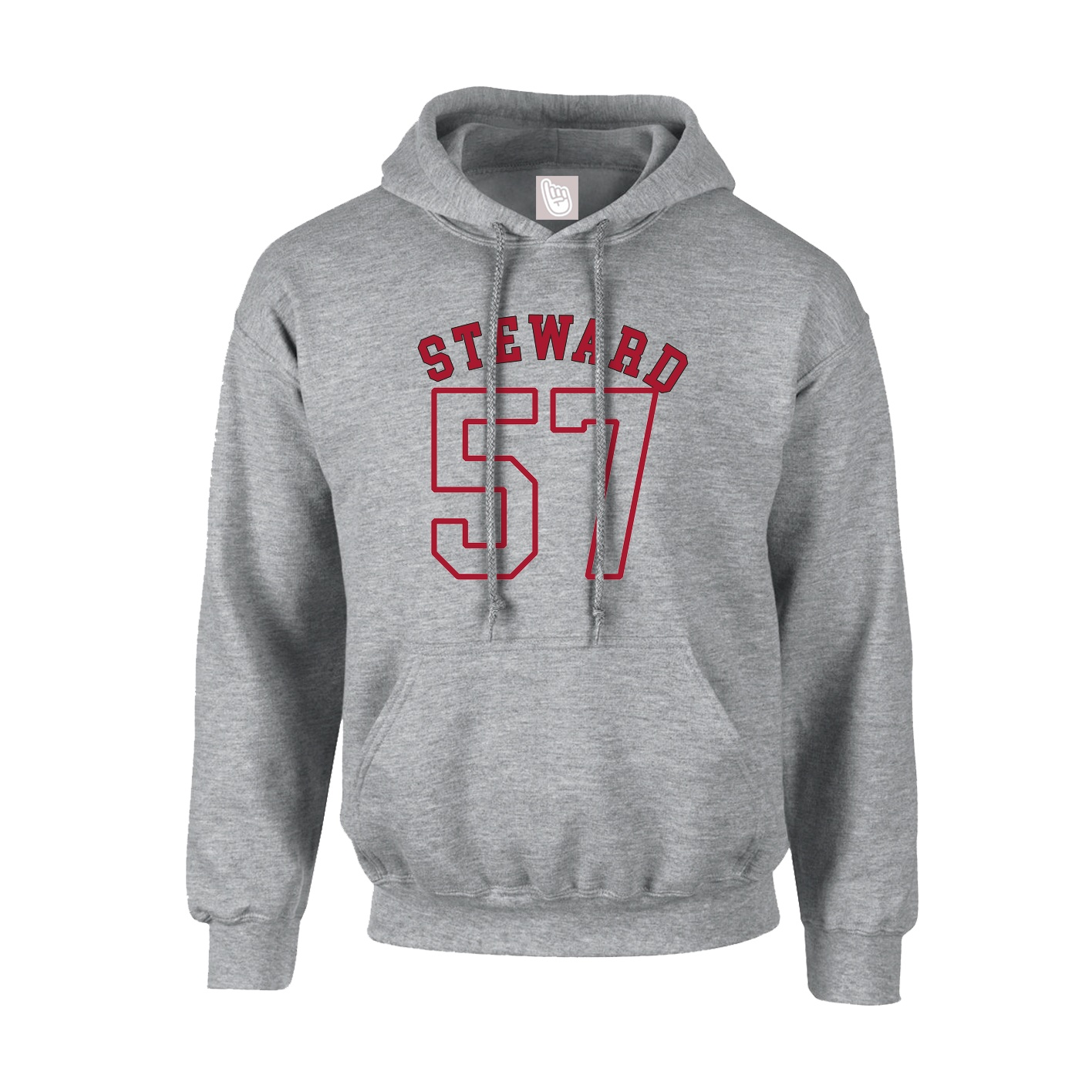 Youth Hoodie — Shirsey Arch in Grey