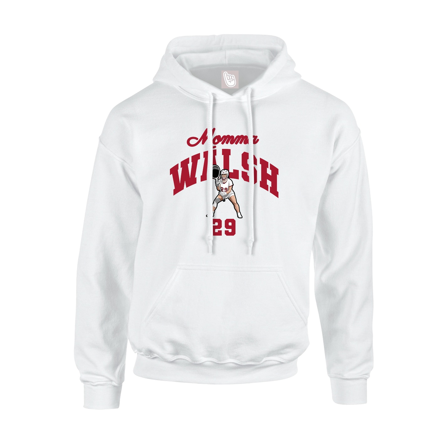 Youth Hoodie — Mothers Day Arch in White