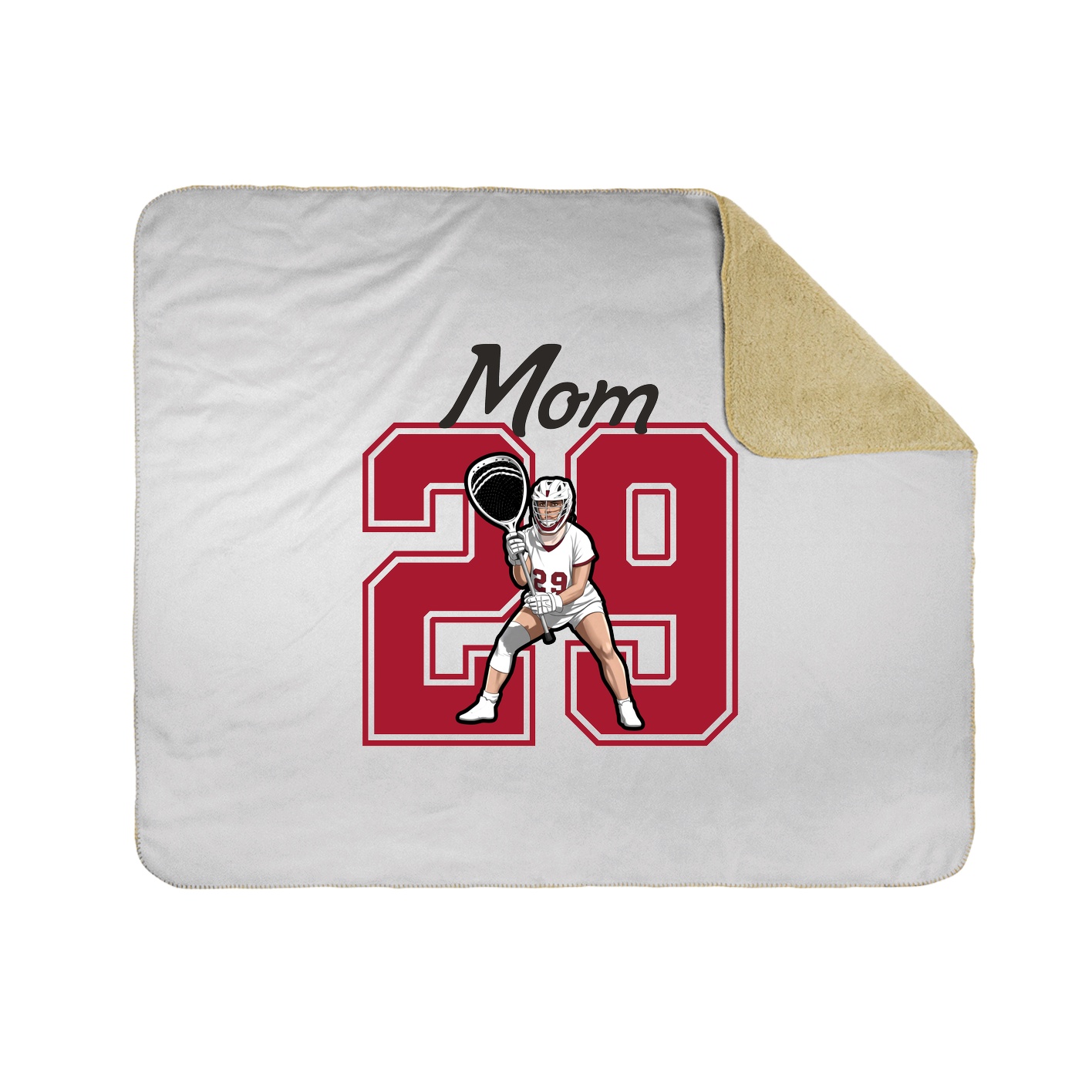 Throw Blanket — Mothers Day Shirsey in White