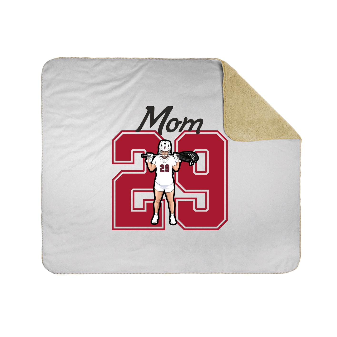 Throw Blanket — Mothers Day Shirsey in White