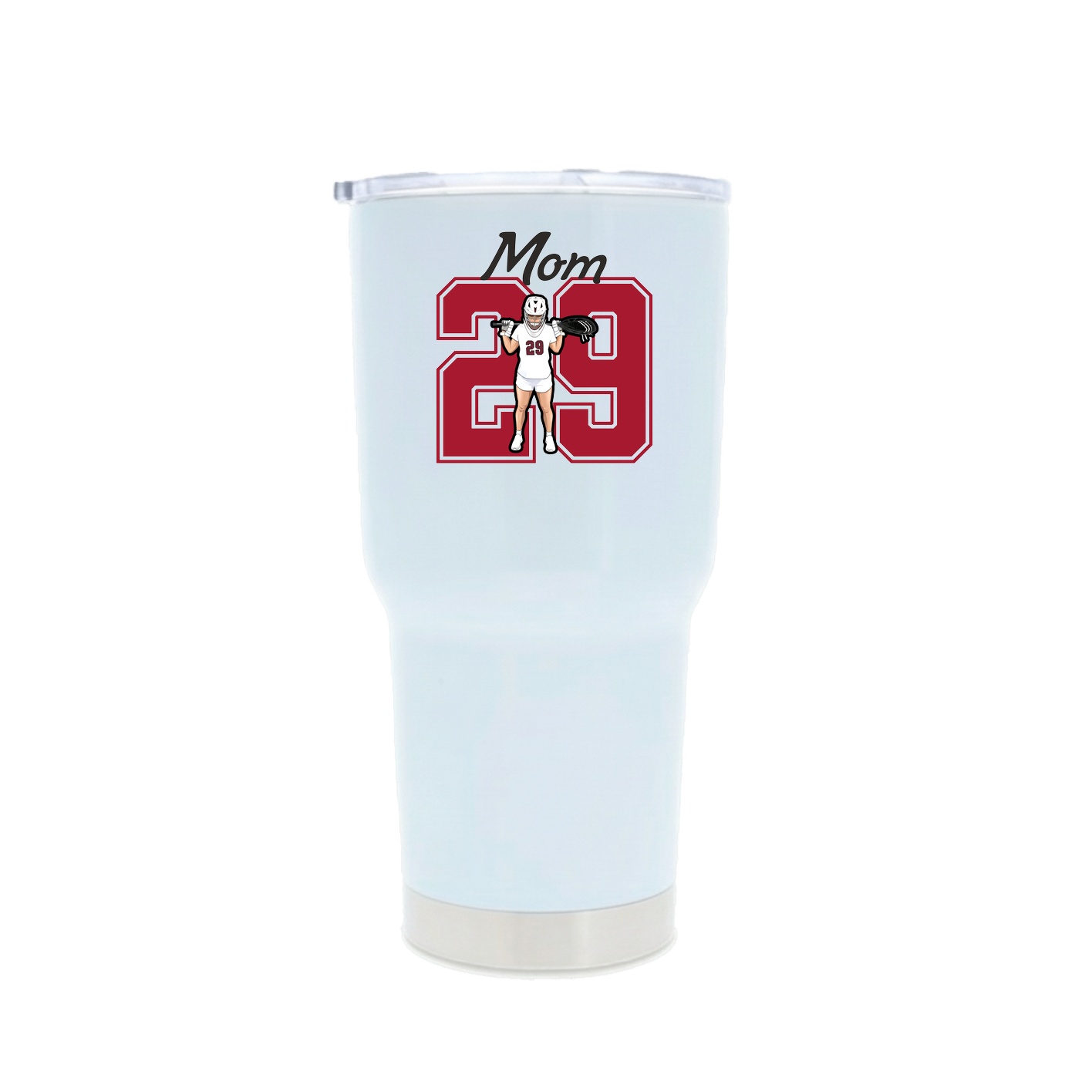 30oz Stainless Steel Tumbler — Mothers Day Shirsey in White