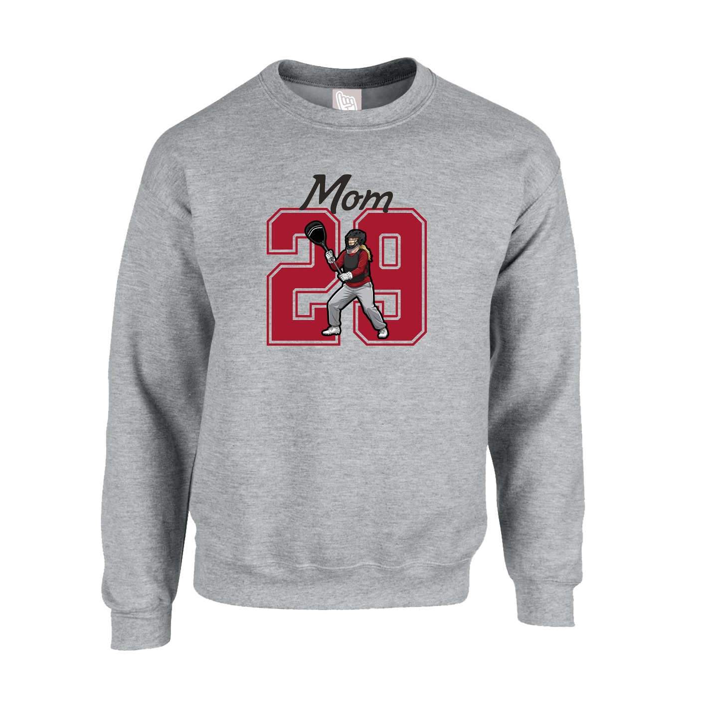 Fleece Crew — Mothers Day Shirsey in Grey