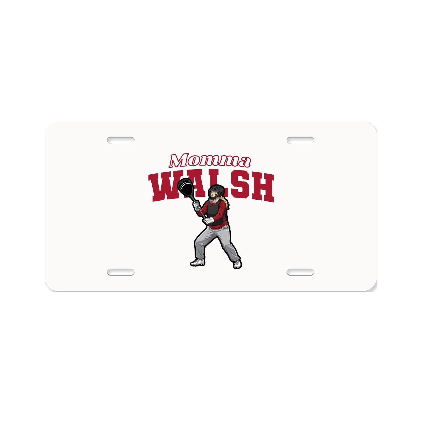 License Plate — Mothers Day Block in Classic