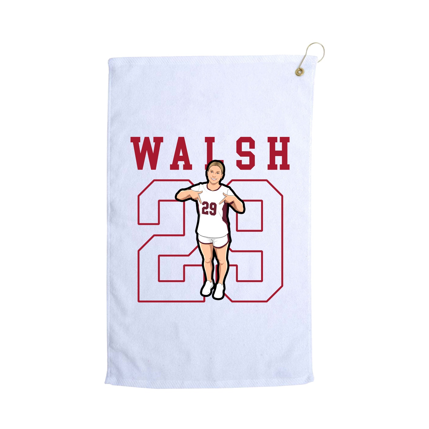 Golf Towel — Shirsey in White
