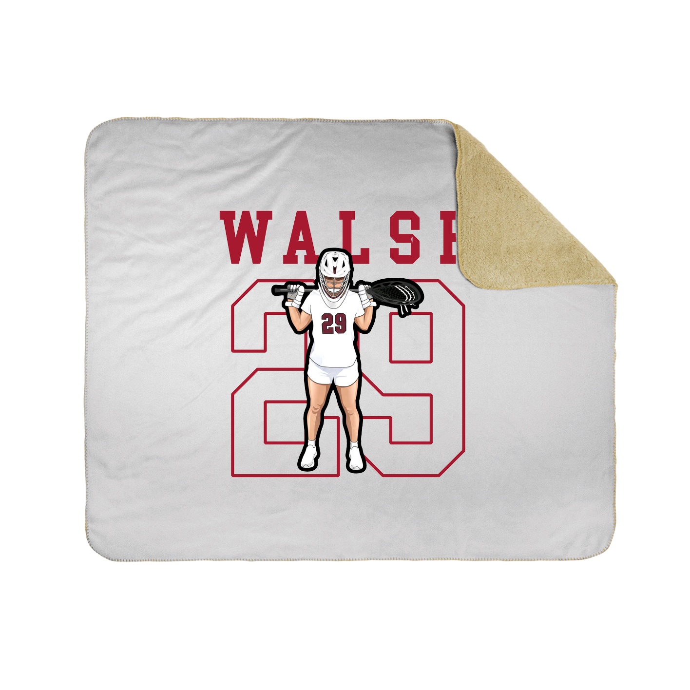 50x60 Sherpa Lined Throw Blanket