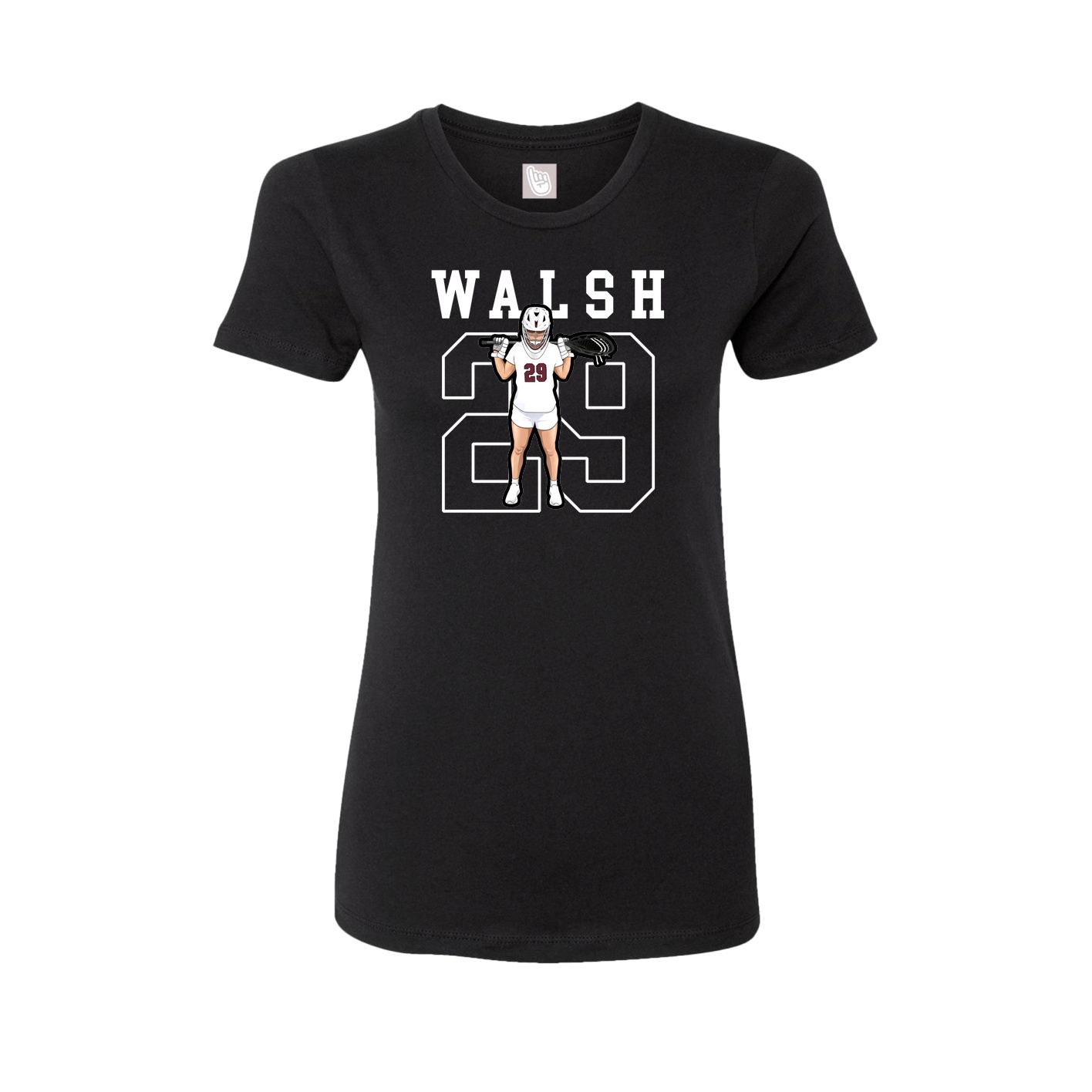 Fitted Women's Tee — Shirsey in Black