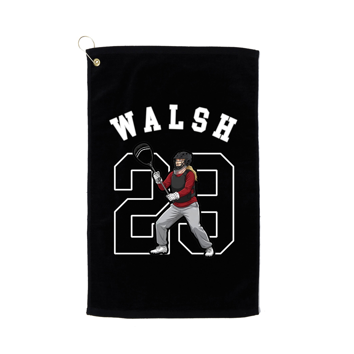 Golf Towel — Shirsey Arch in Black