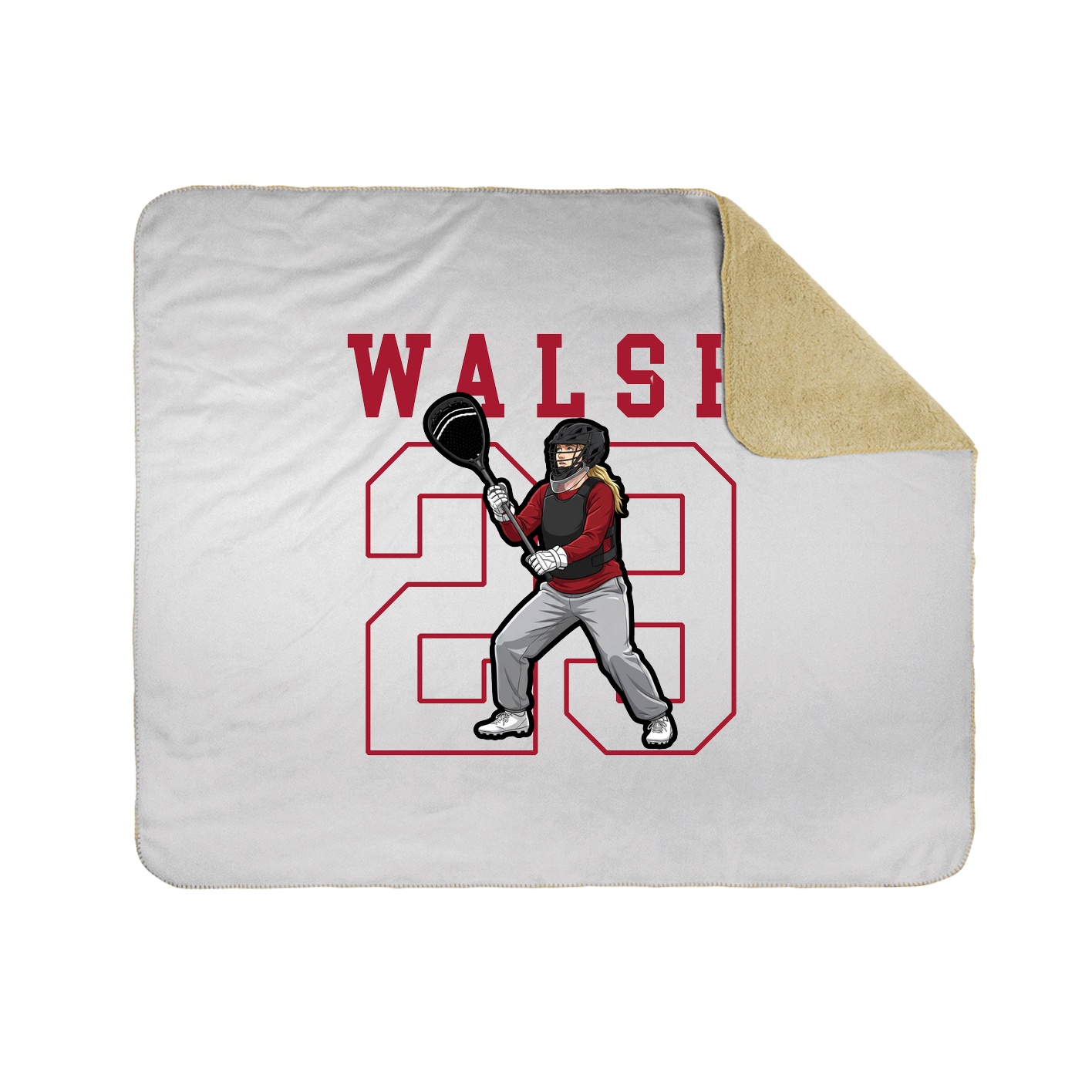 Throw Blanket — Shirsey in White