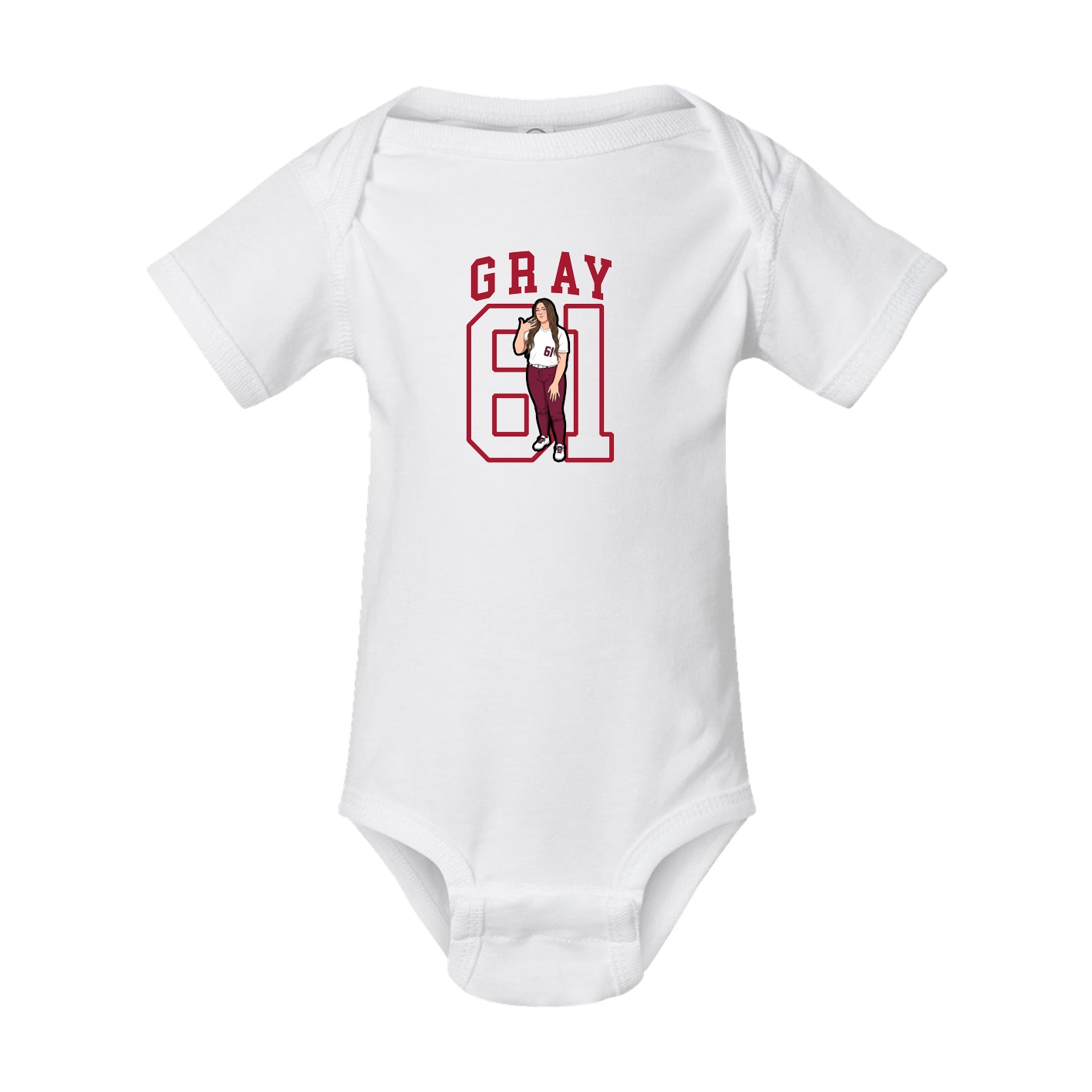 Baby Onesie — Shirsey in White