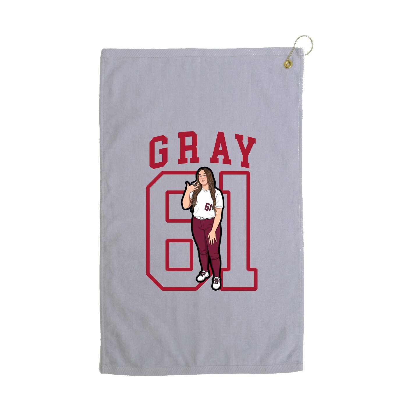 Golf Towel — Shirsey in Grey