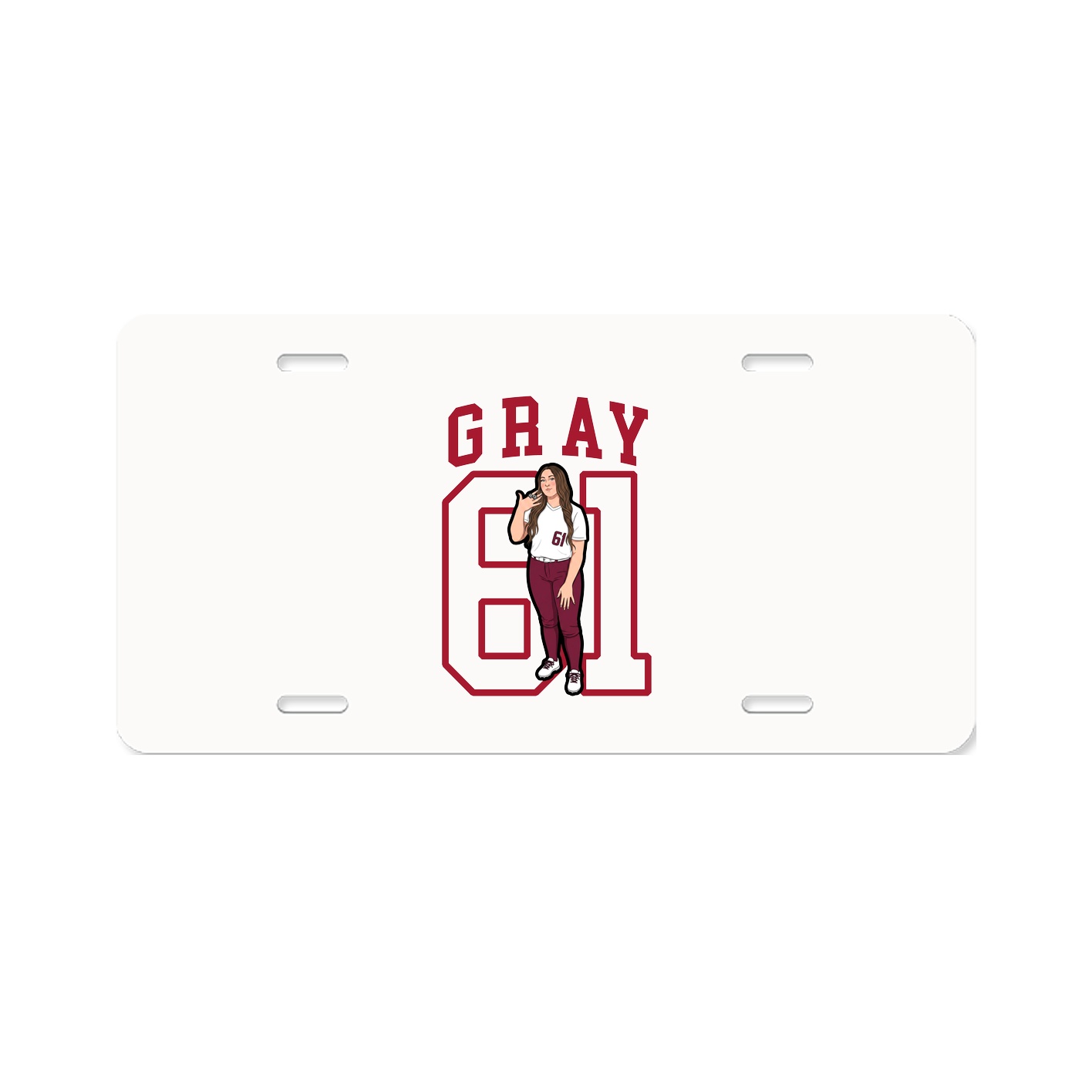 License Plate — Shirsey in Classic