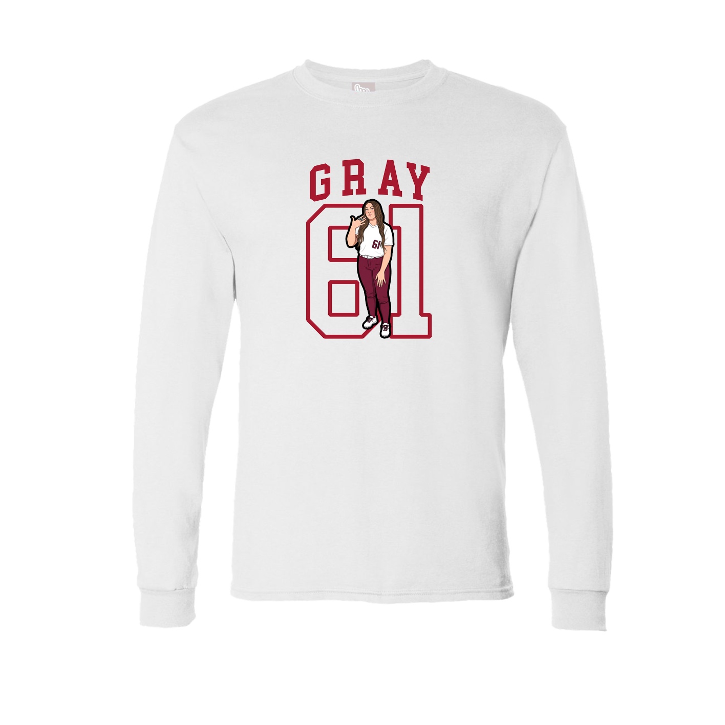 Long Sleeve Tee — Shirsey in White