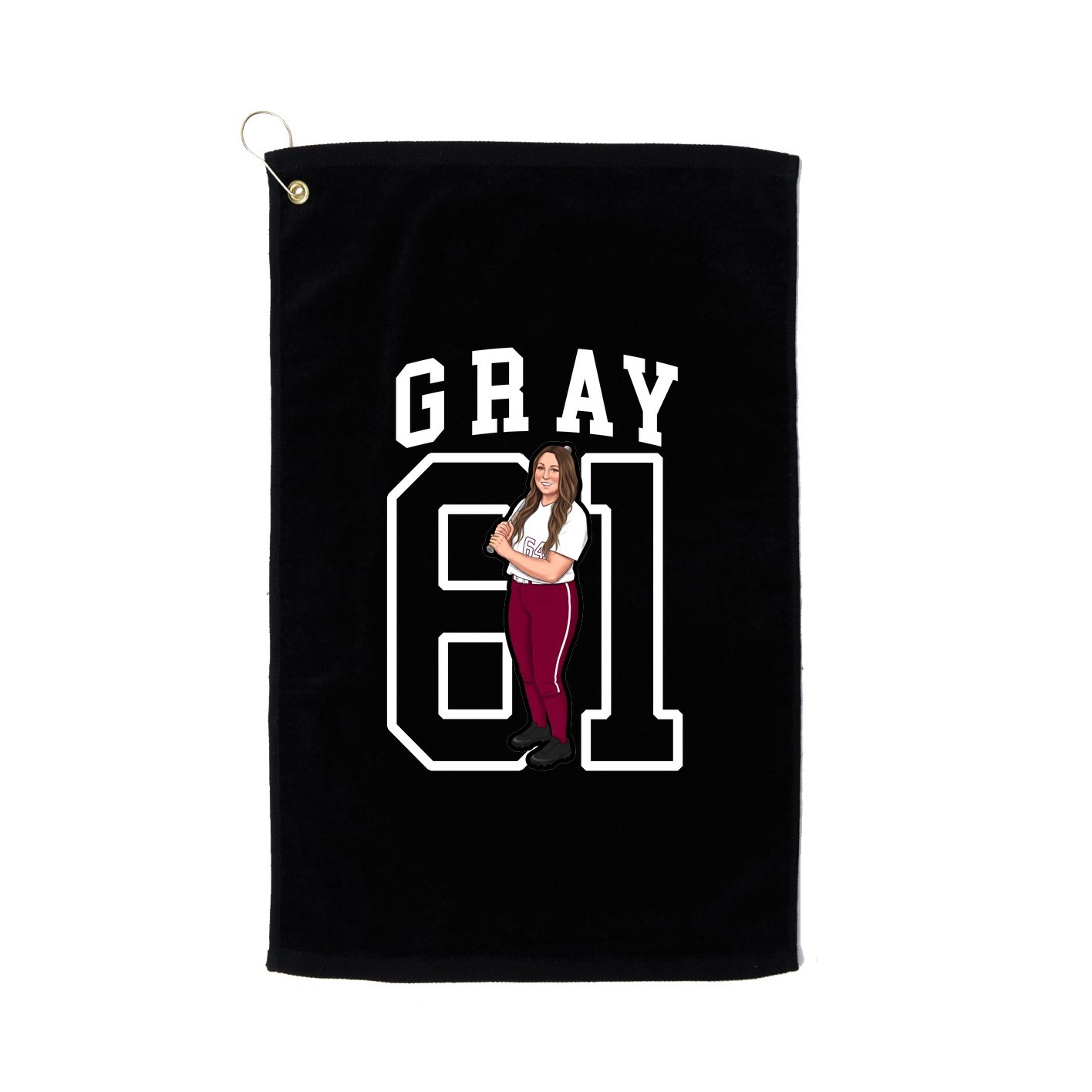 Golf Towel — Shirsey in Black