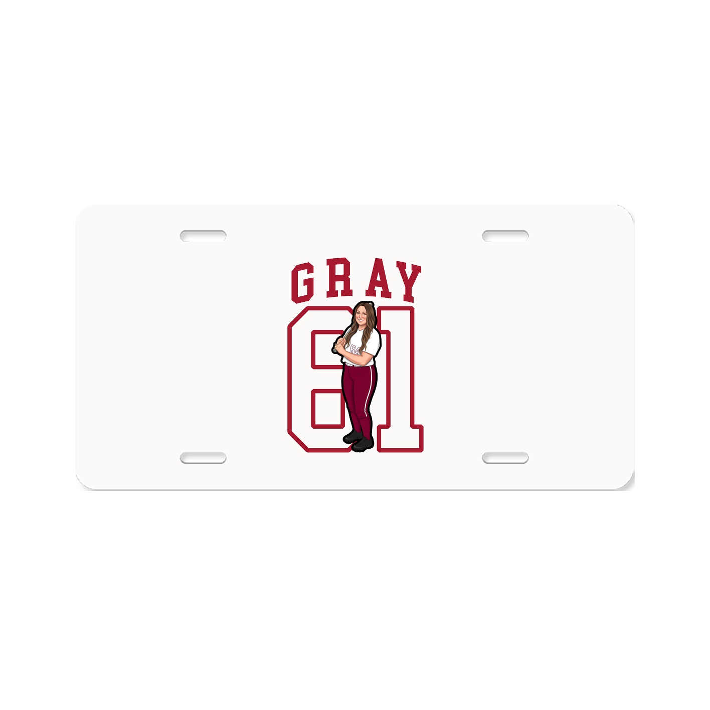 License Plate — Shirsey in Classic