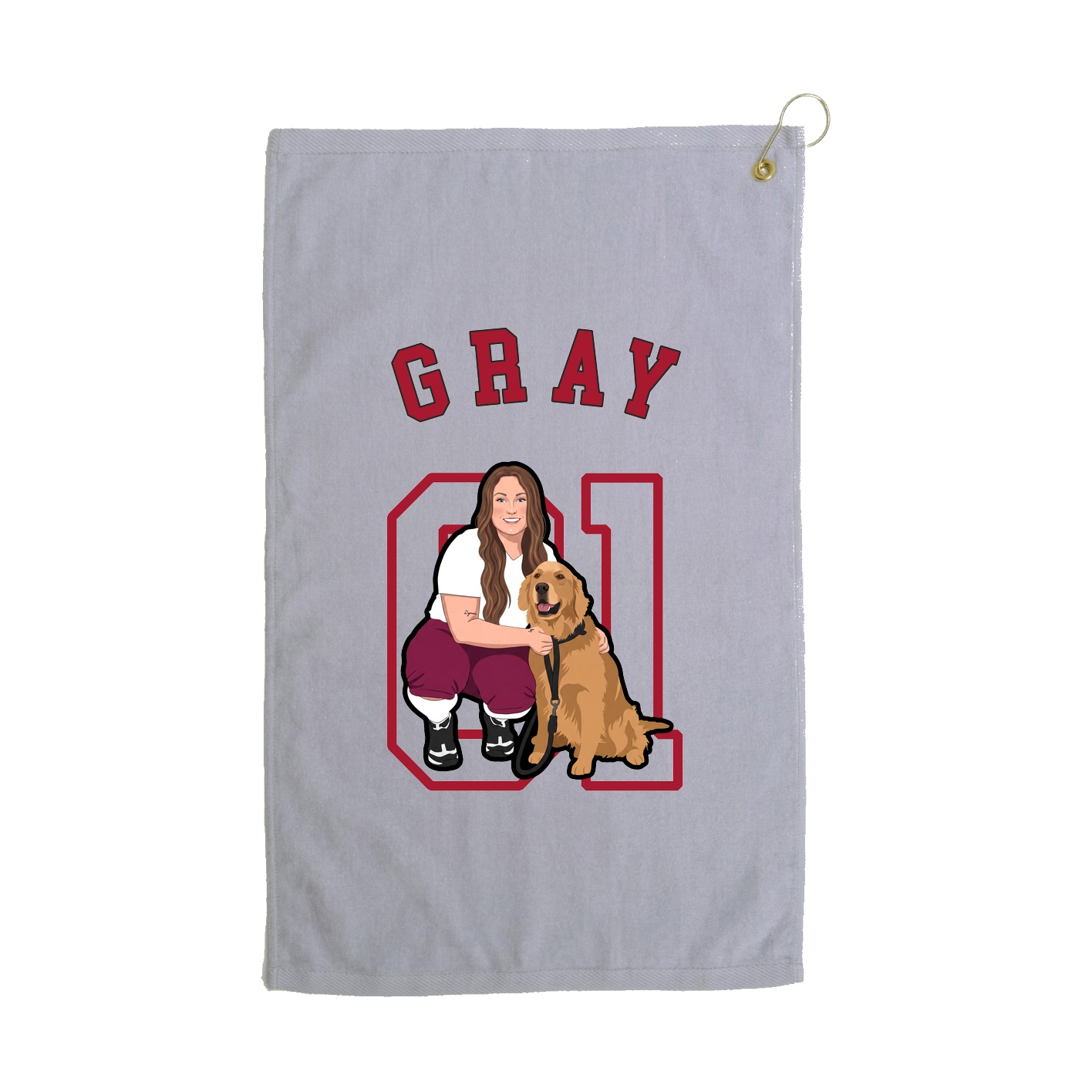 Terry Velour Golf Towel