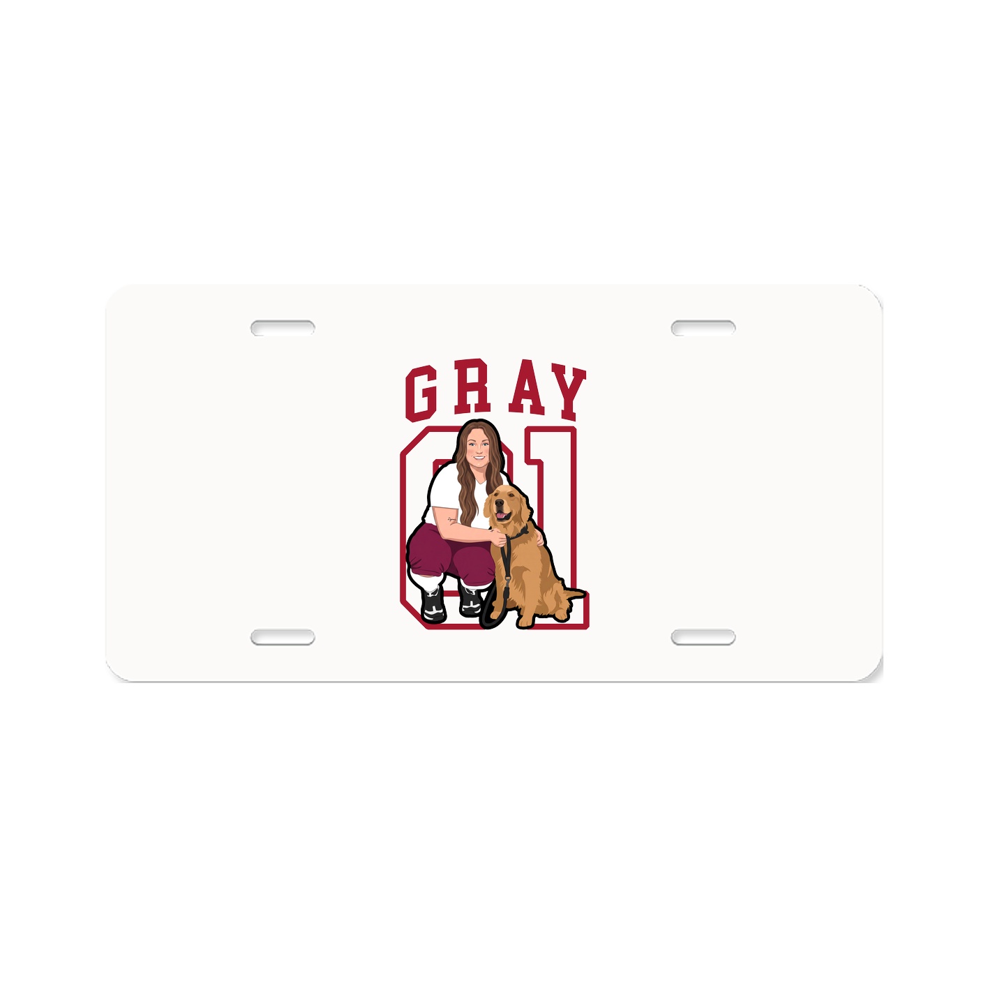 License Plate — Shirsey in Classic