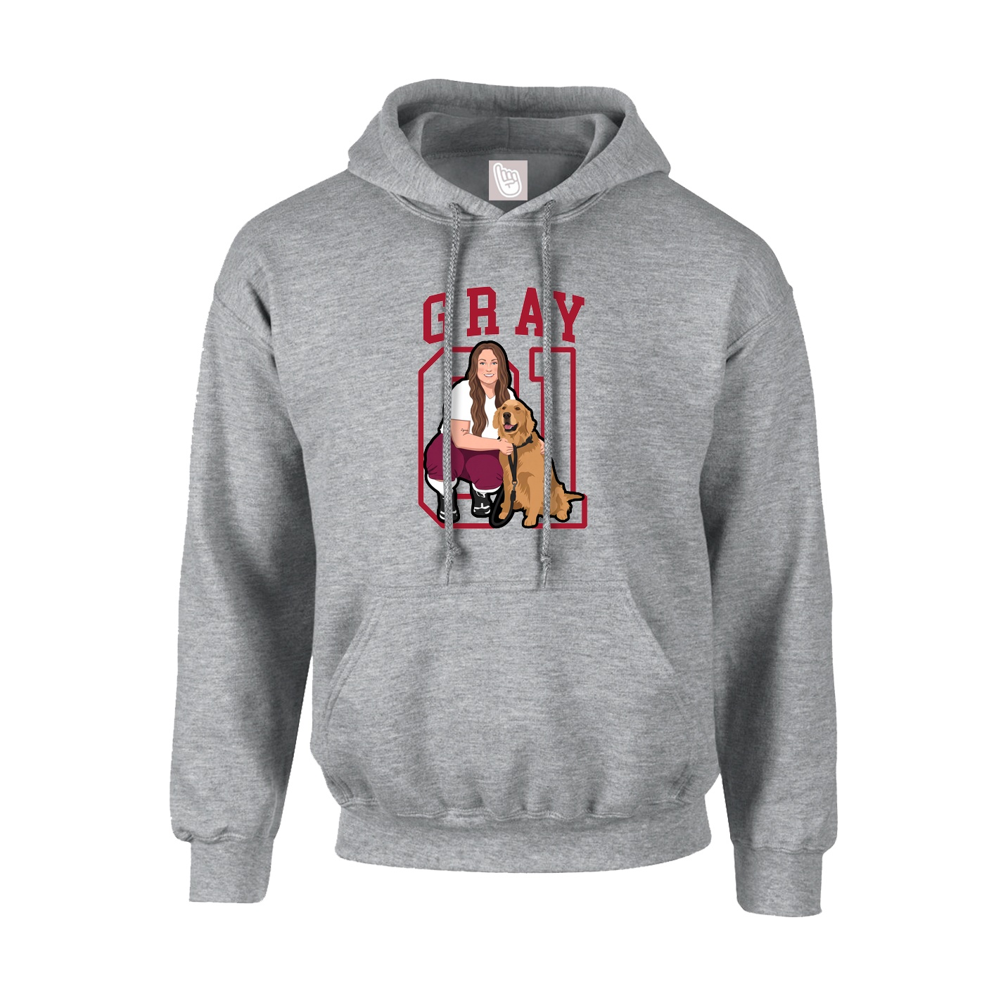 Youth Hoodie — Shirsey in Grey