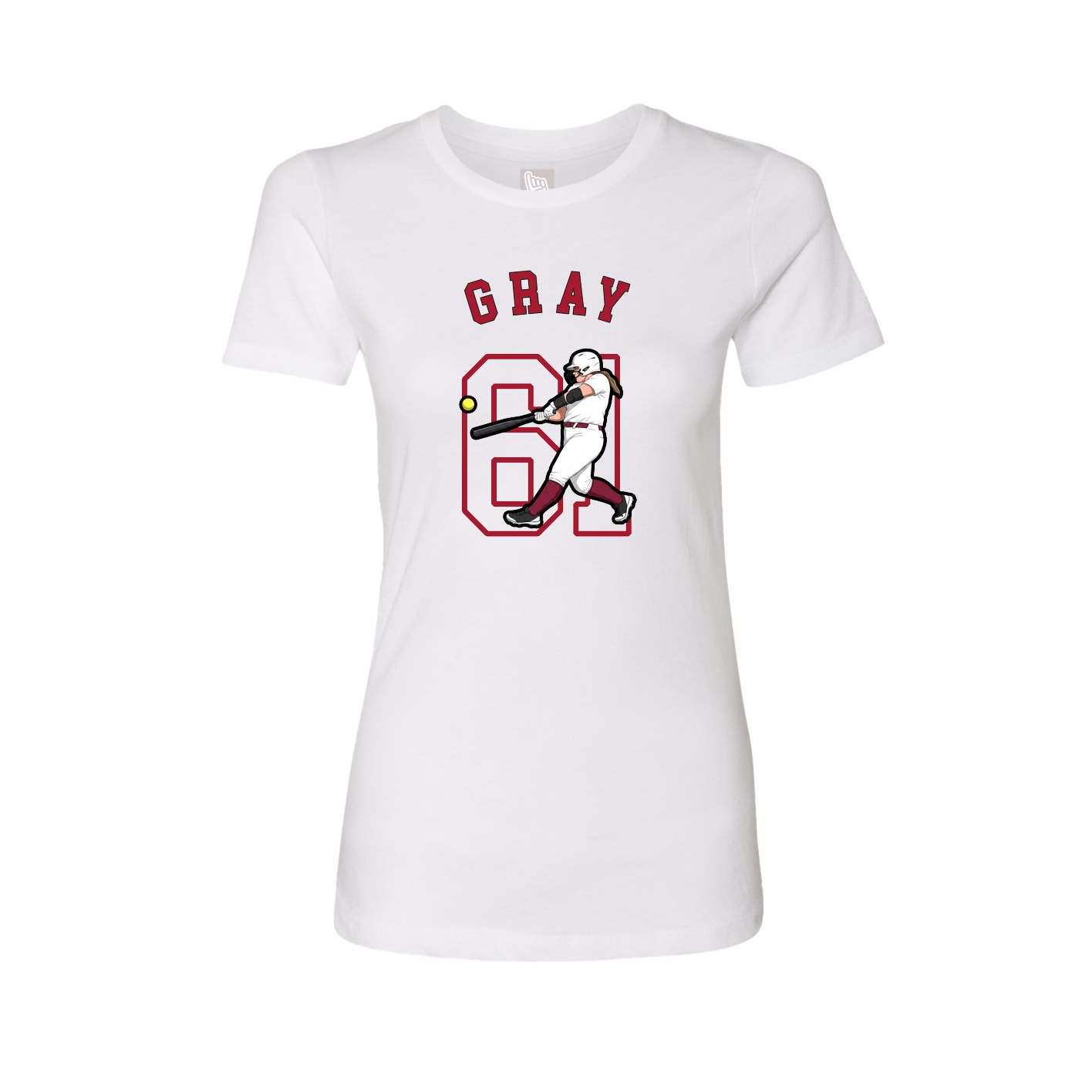 Womens Tee — Shirsey Arch in White