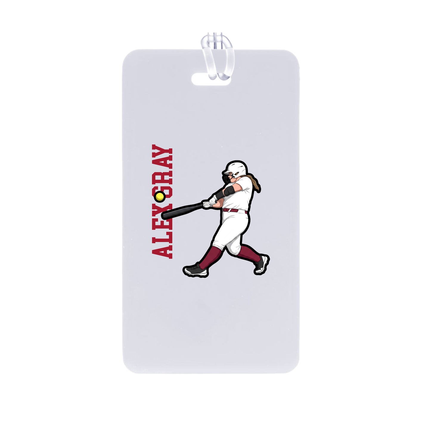 Bag Tag — Name Vertical in Classic