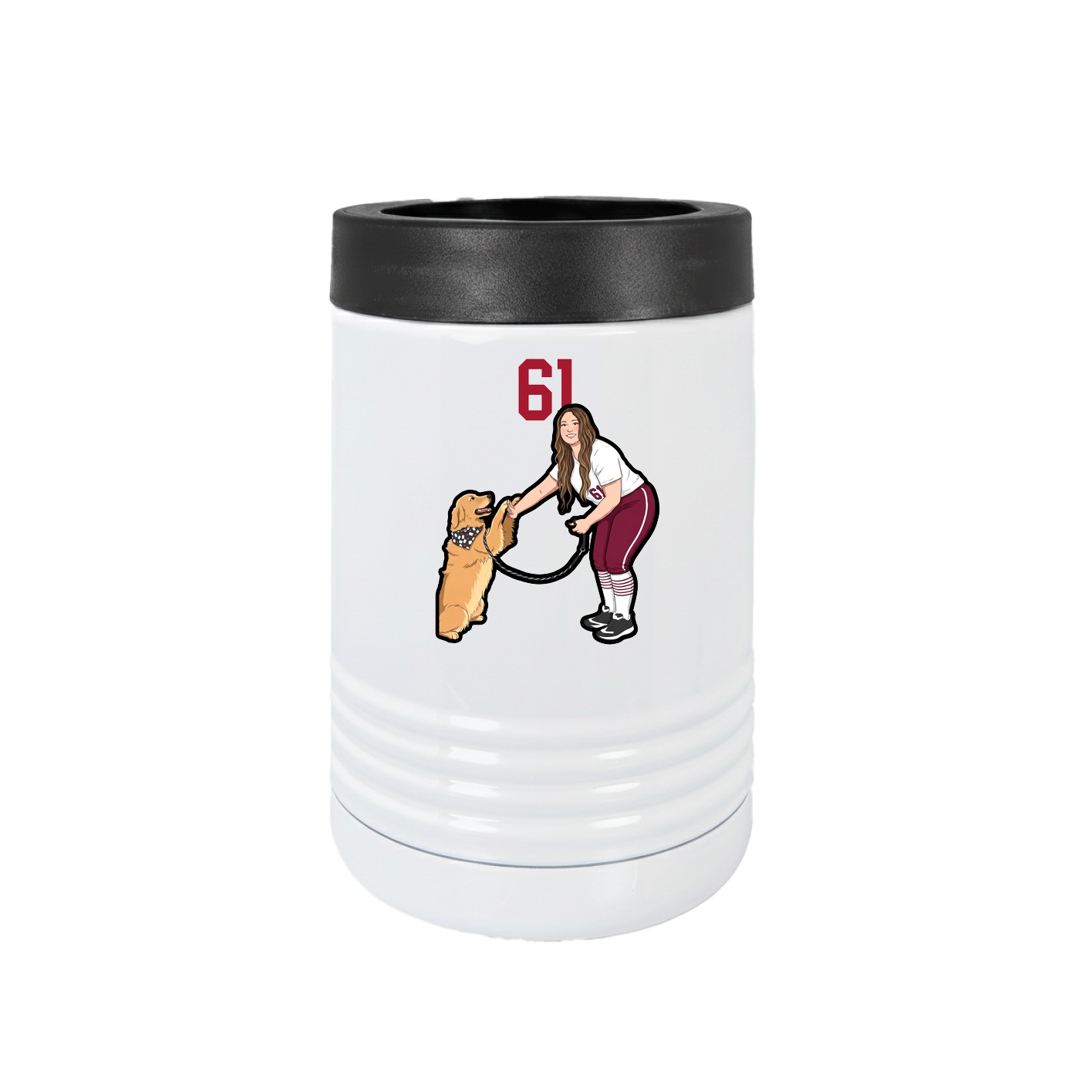 Beverage Holder — Number Top in White