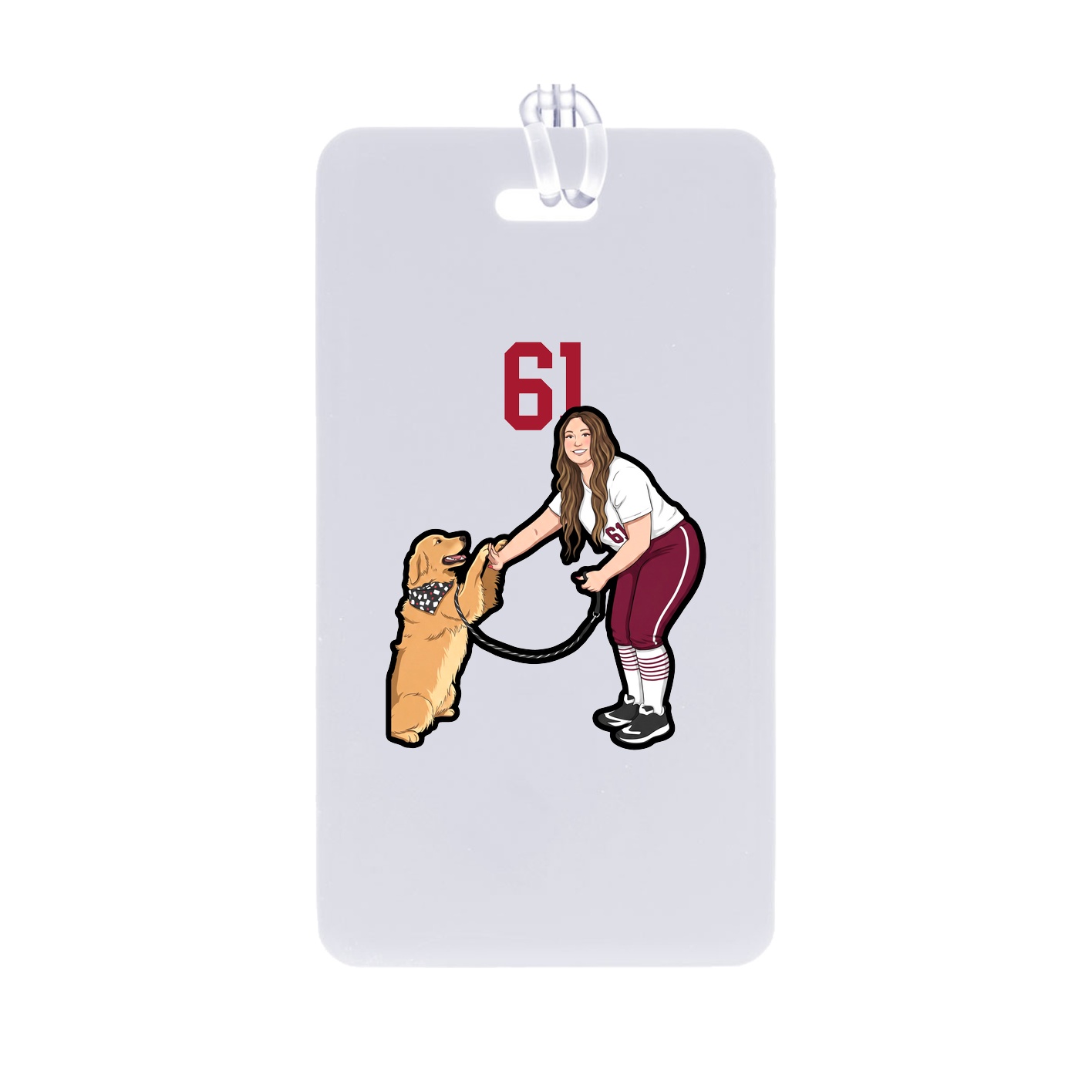 Bag Tag — Number Top in Classic