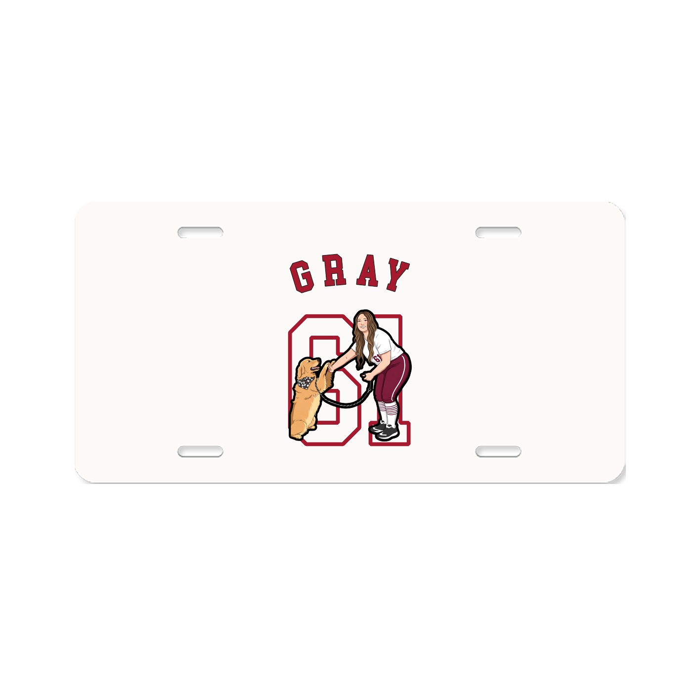 License Plate — Shirsey Arch in Classic