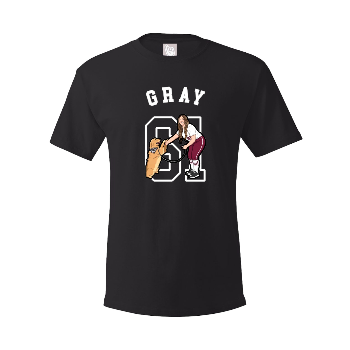 Youth Tee — Shirsey Arch in Black
