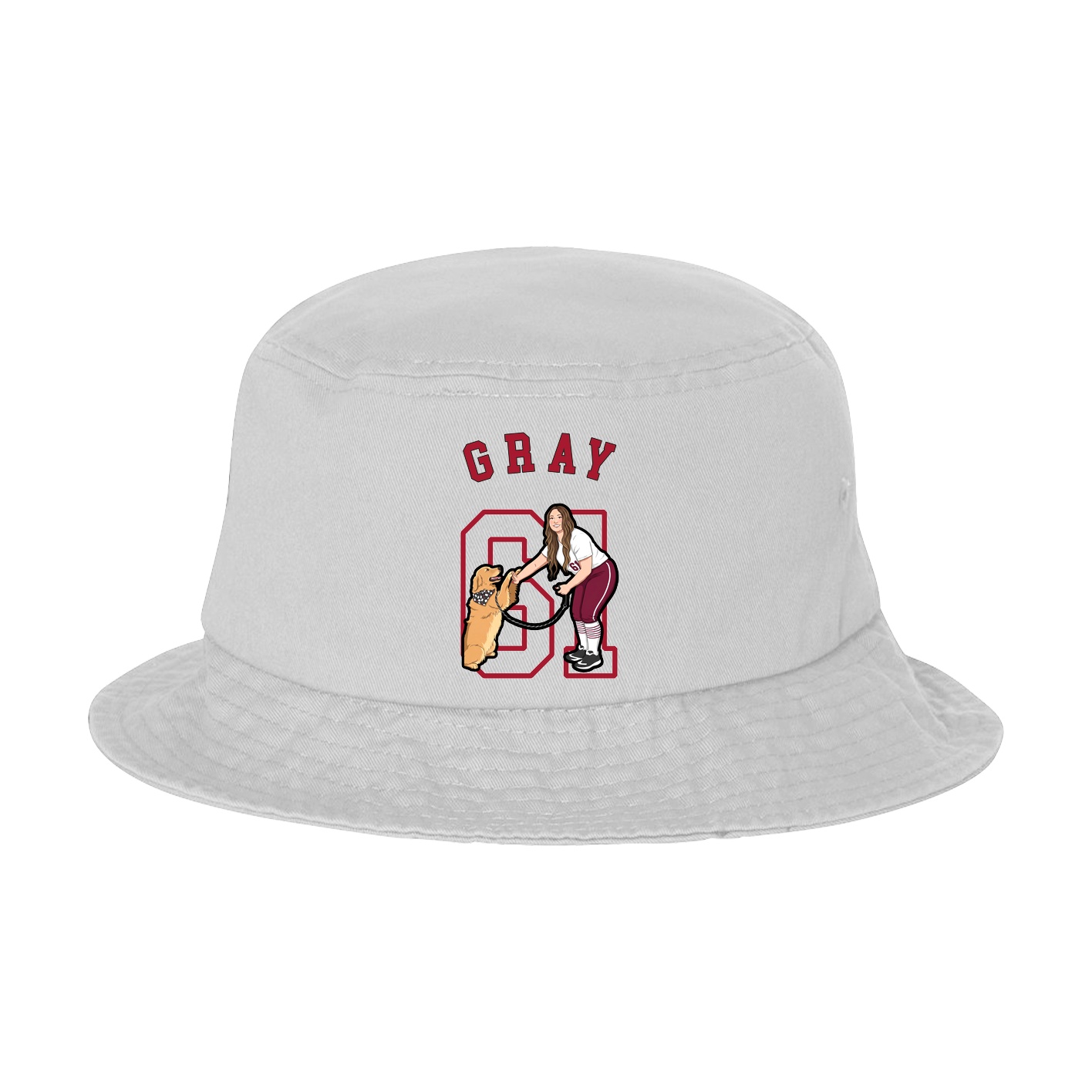 Bucket Cap — Shirsey Arch in White