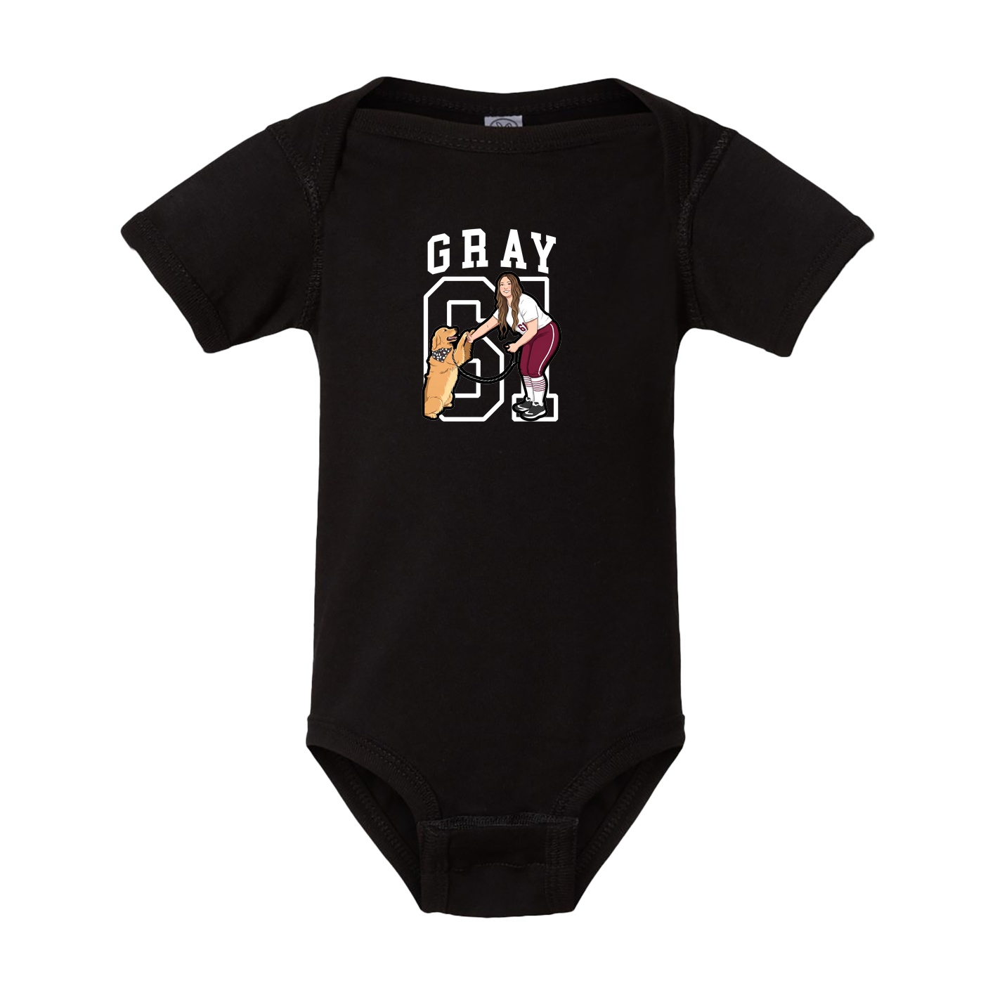 Baby Onesie — Shirsey in Black
