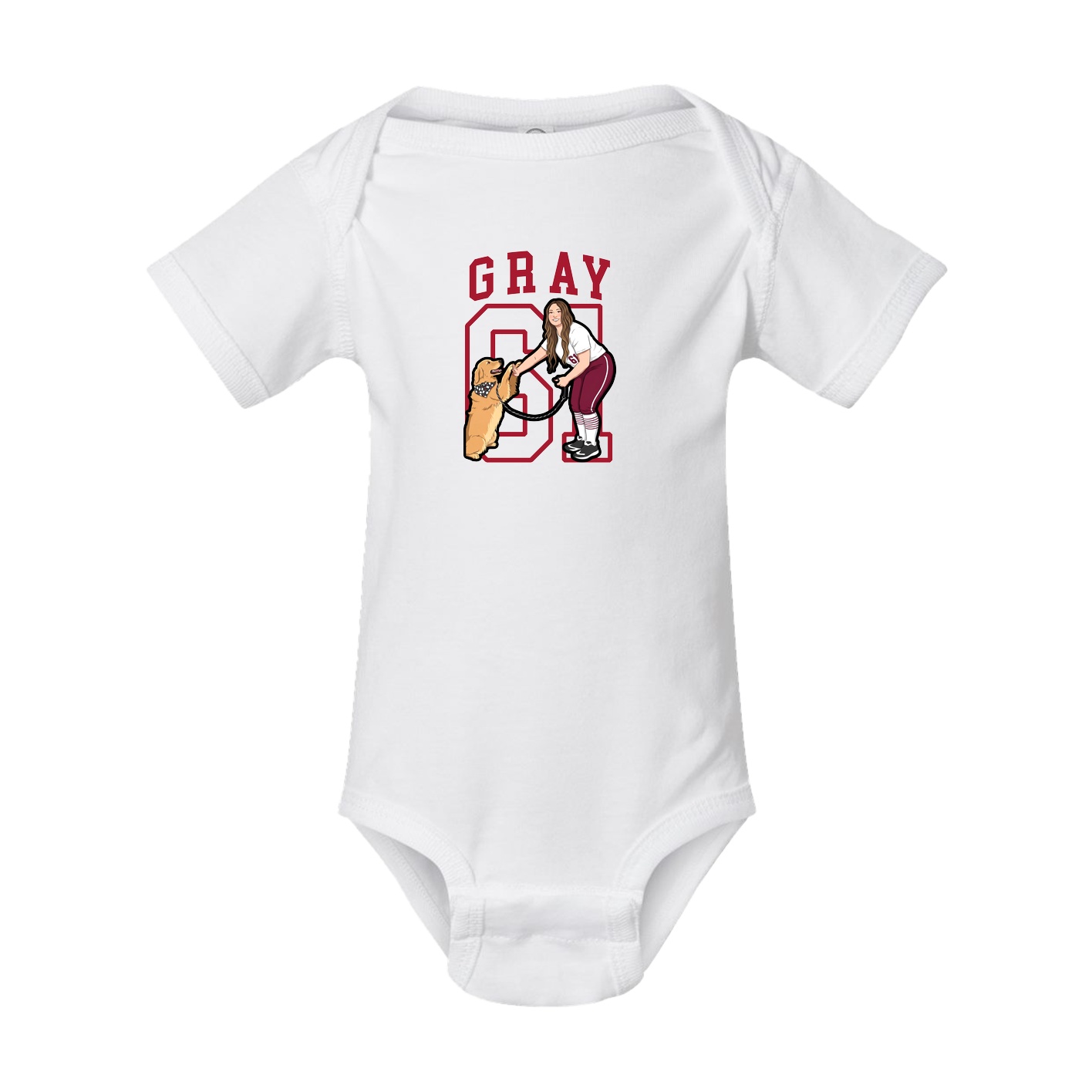 Baby Onesie — Shirsey in White