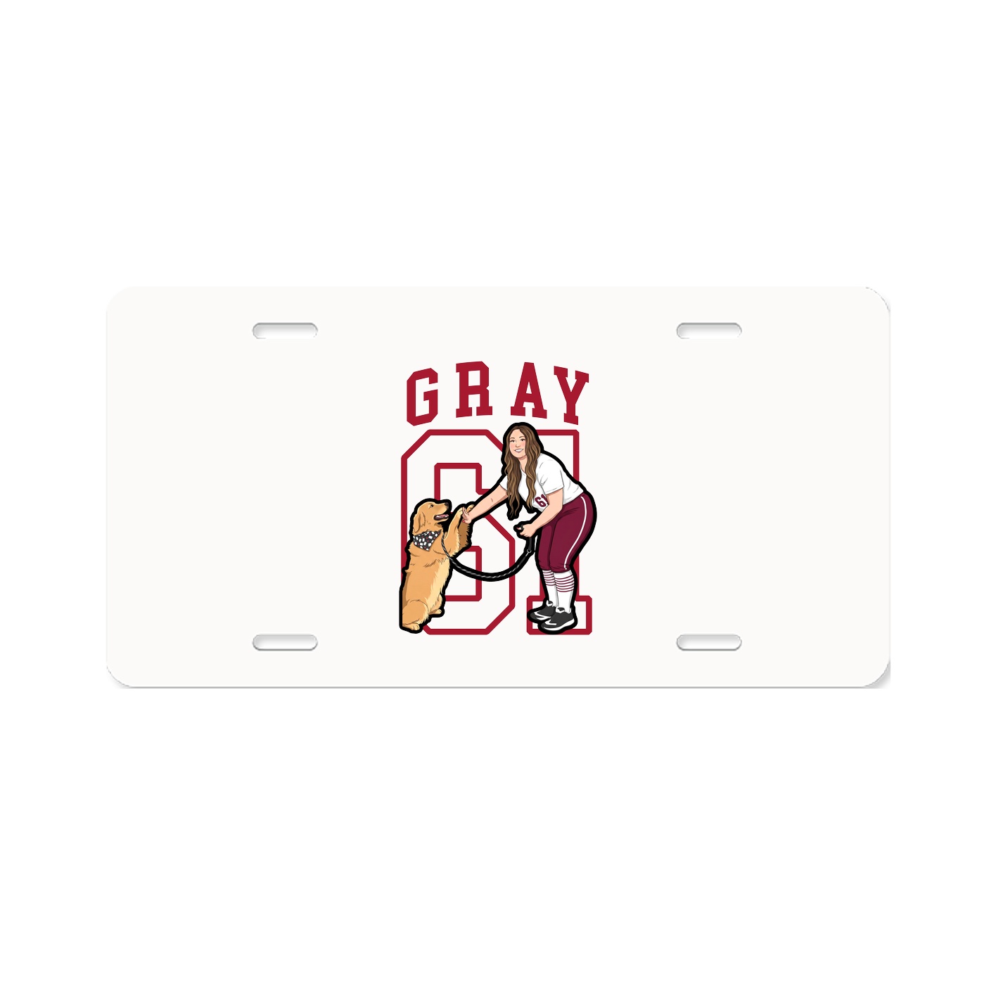 Aluminum License Plate