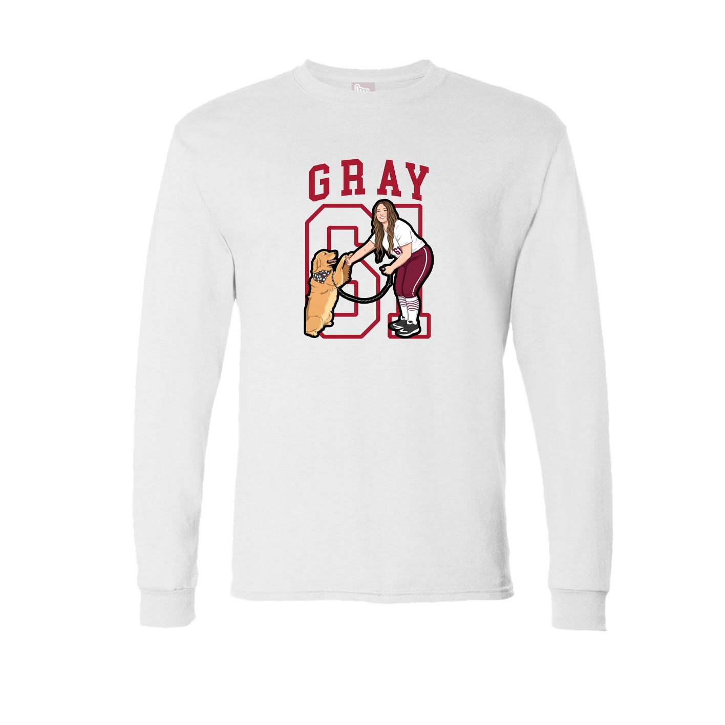 Long Sleeve Tee — Shirsey in White