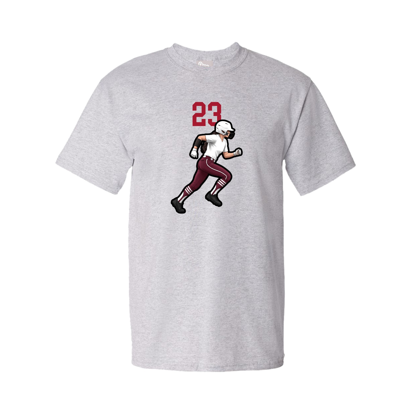 Tee — Number Top in Grey
