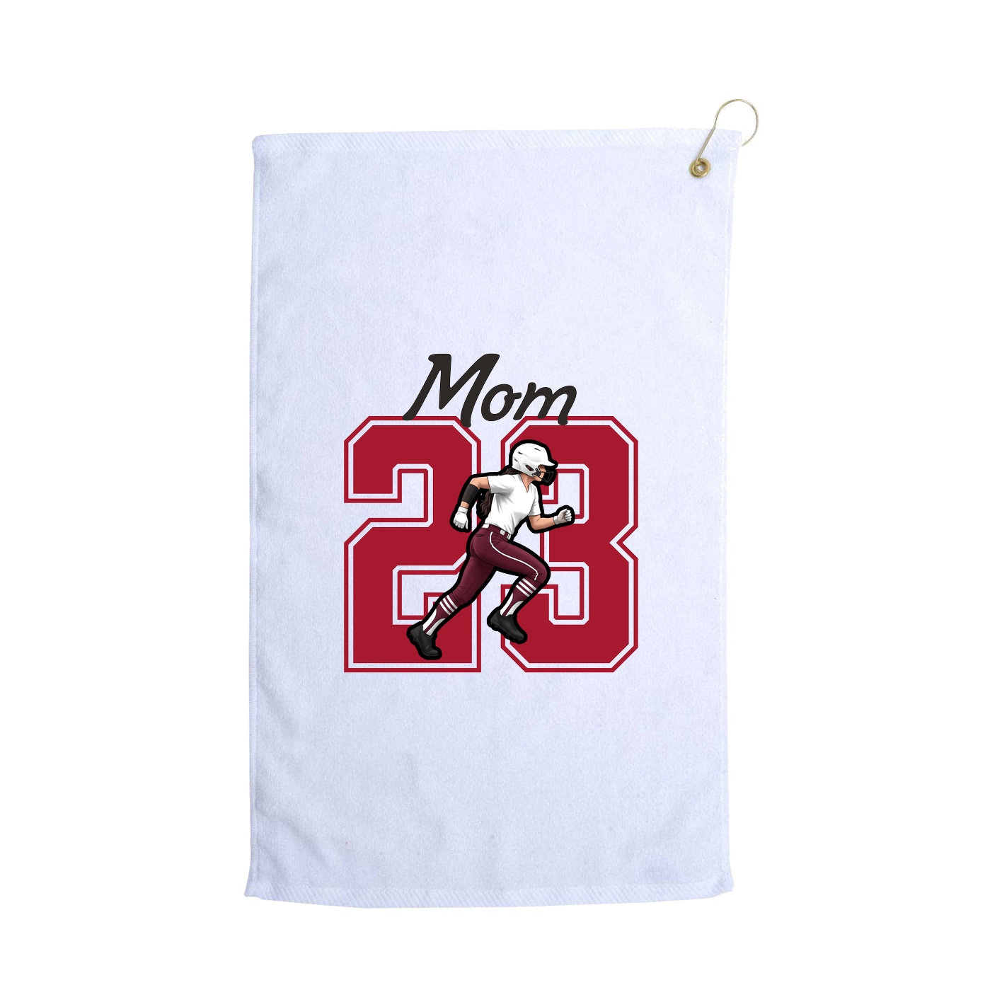 Golf Towel — Mothers Day Shirsey in White