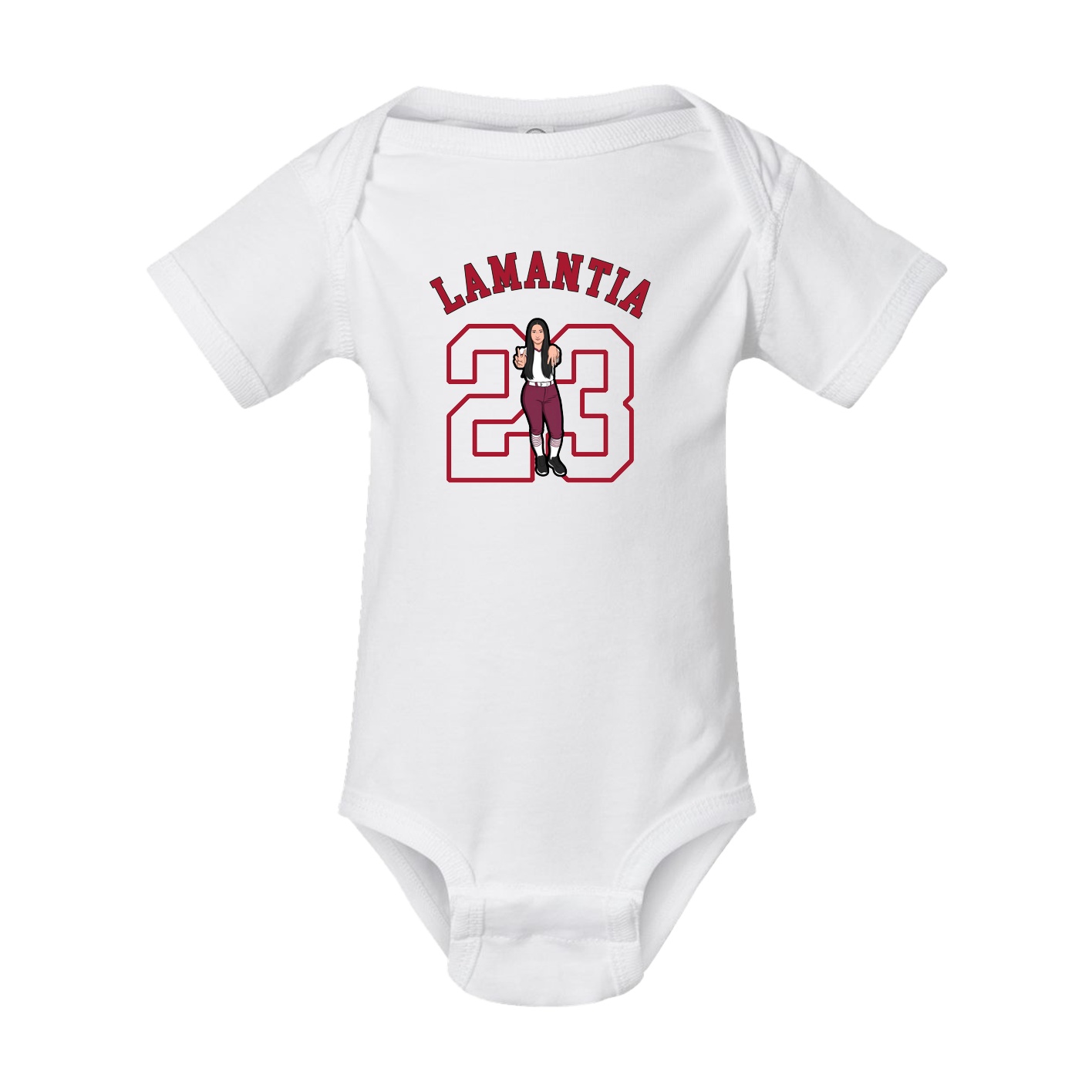 Baby Onesie — Shirsey Arch in White