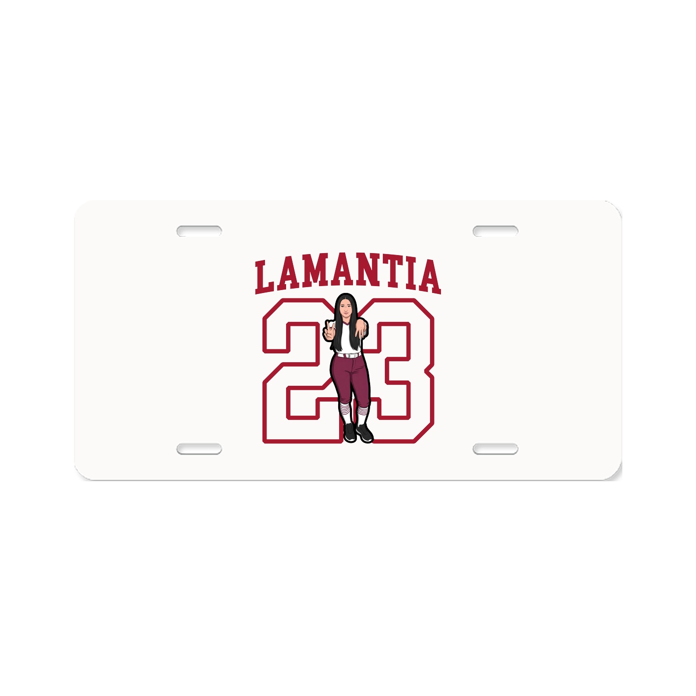 License Plate — Shirsey in Classic