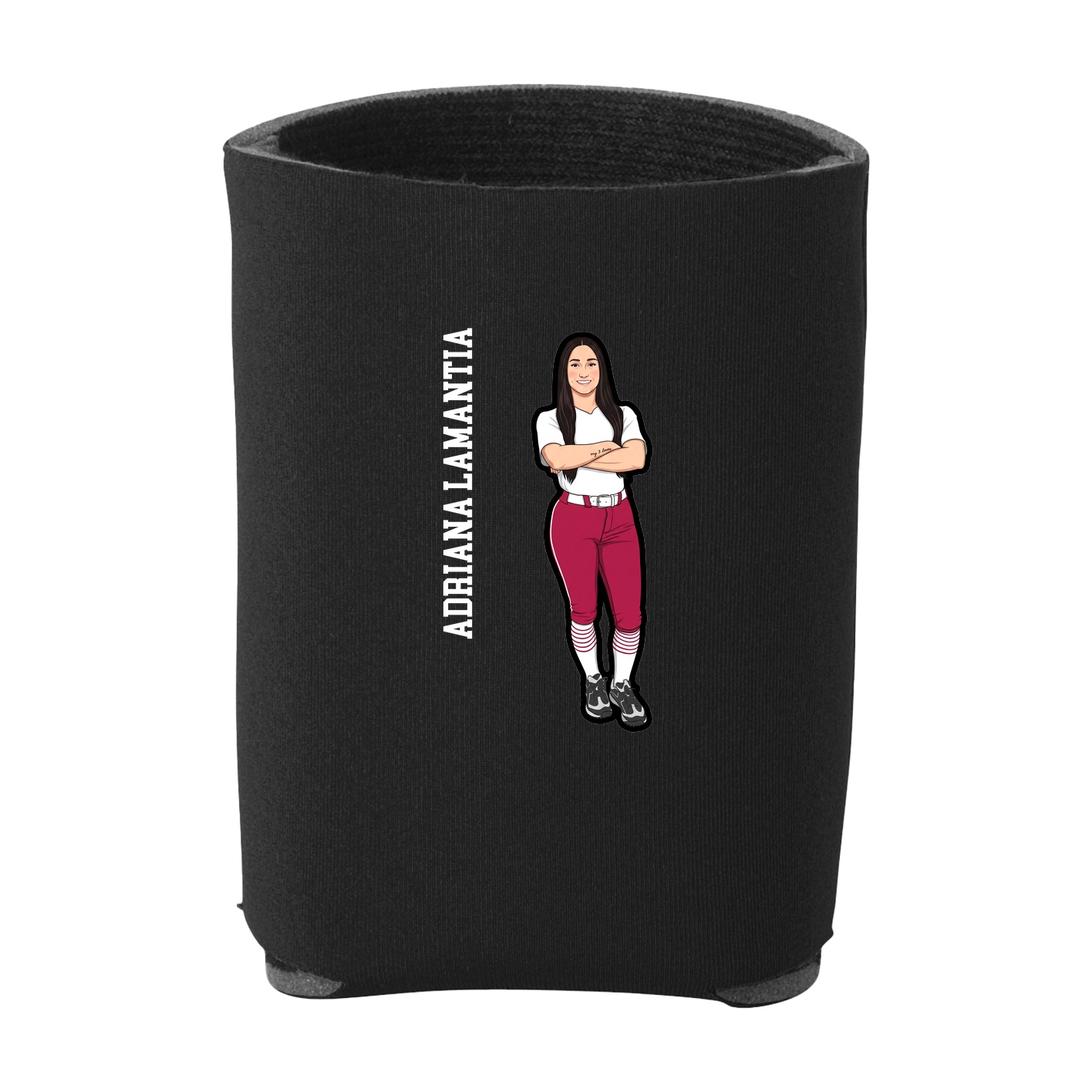 Can Holder — Name Vertical in Black