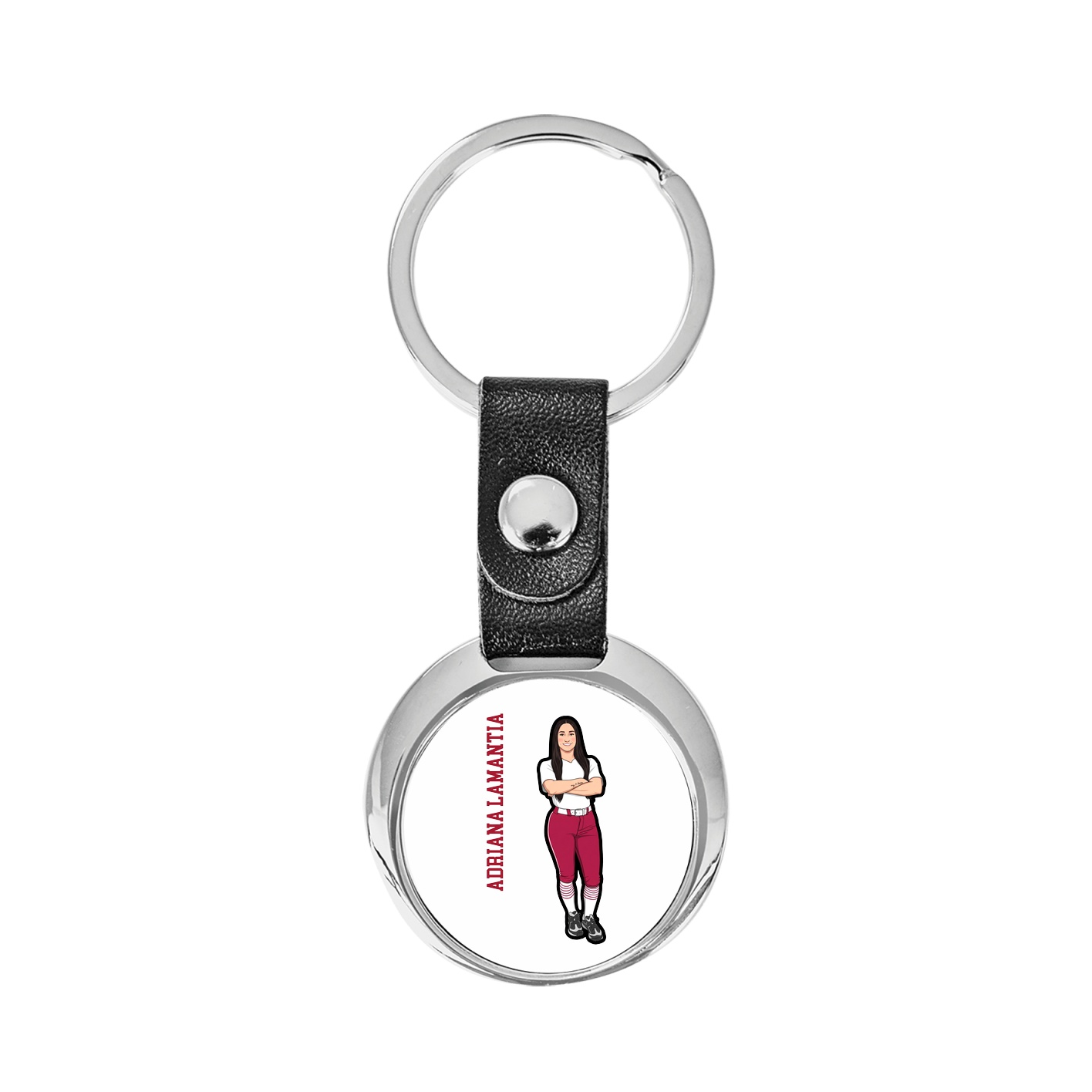 Key Chain — Name Vertical in Classic