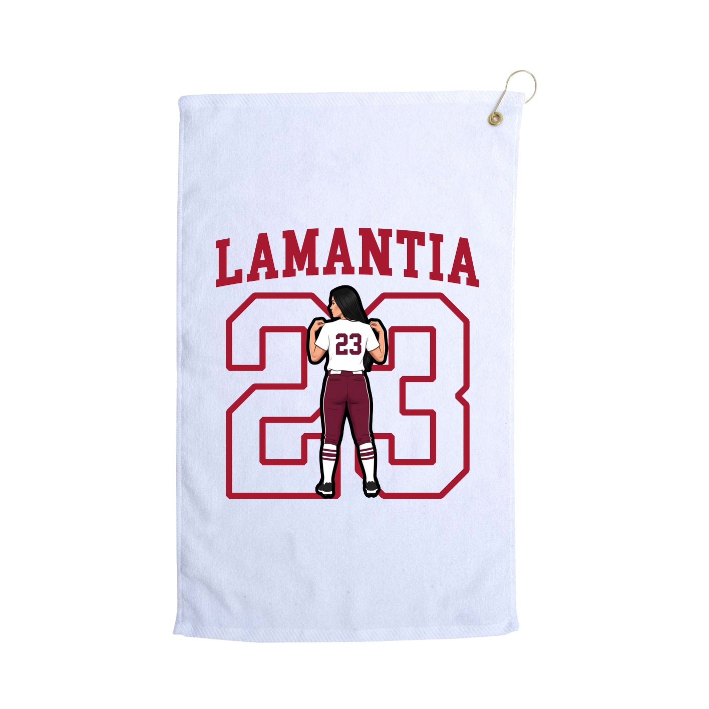 Golf Towel — Shirsey in White