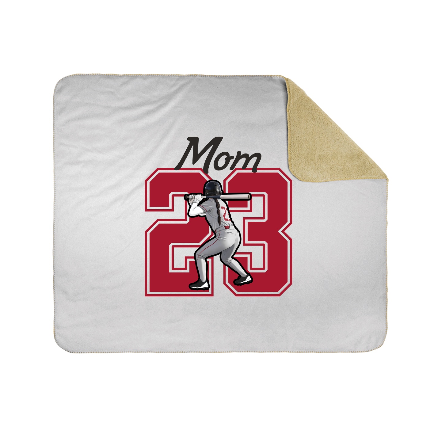Throw Blanket — Mothers Day Shirsey in White