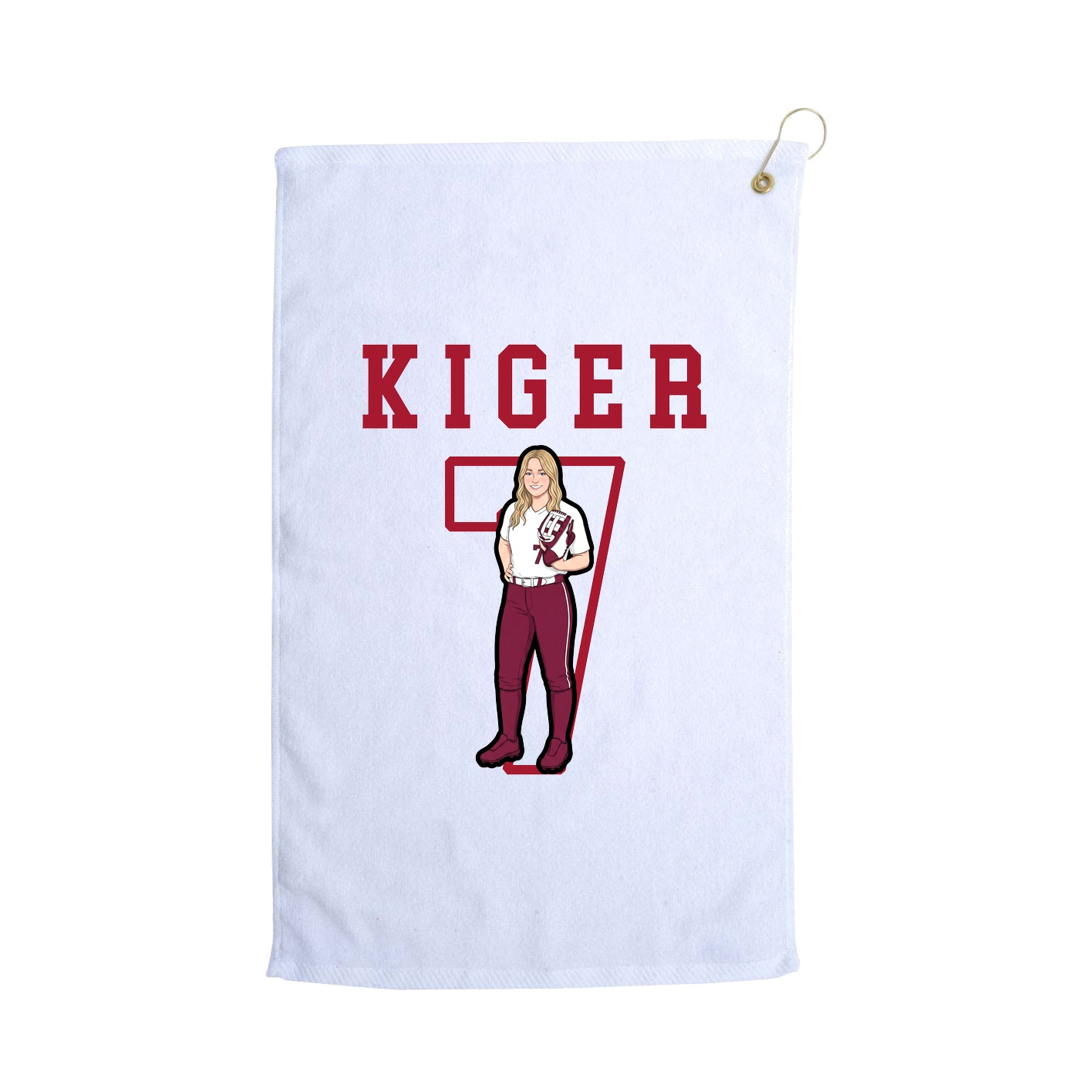 Golf Towel — Shirsey in White