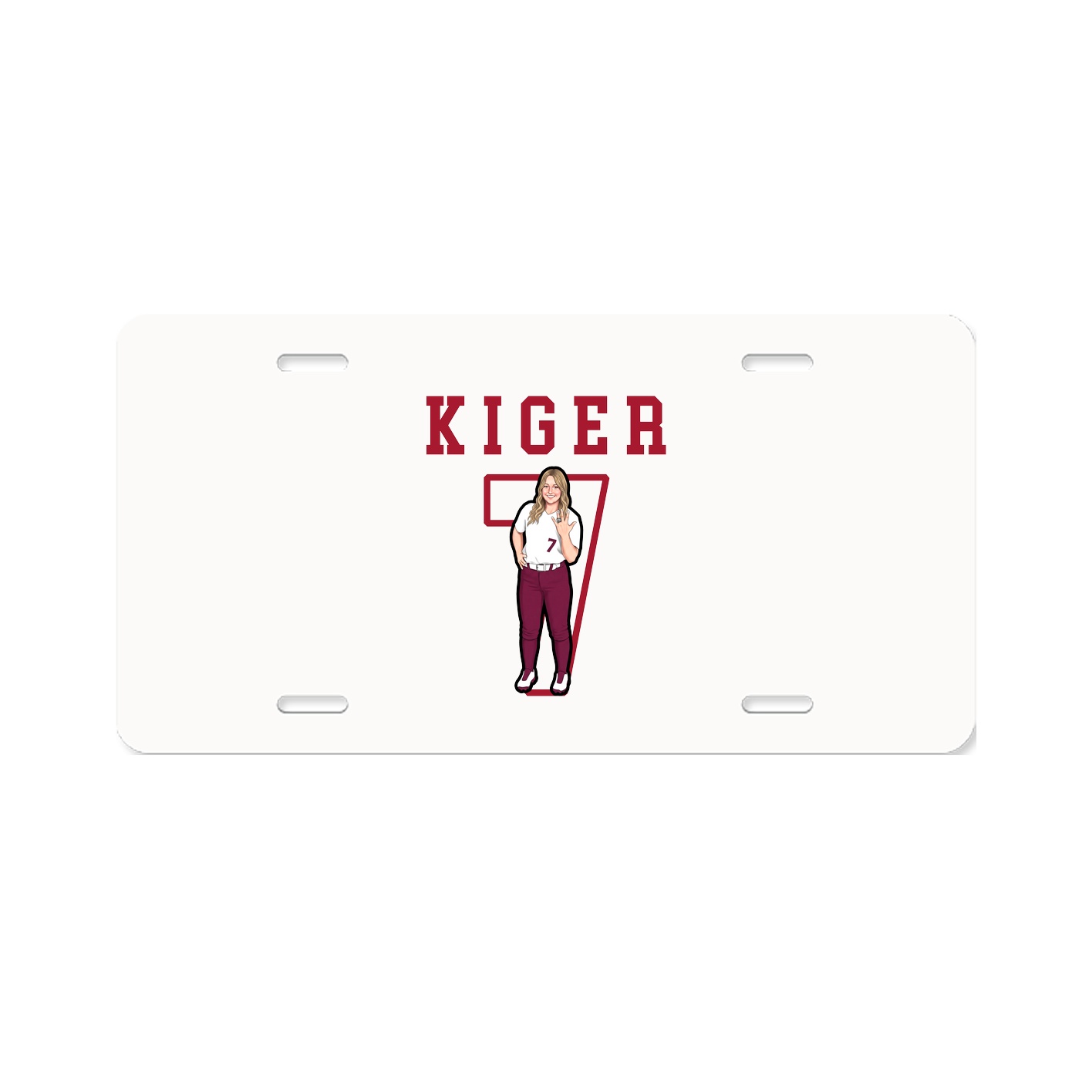 License Plate — Shirsey in Classic