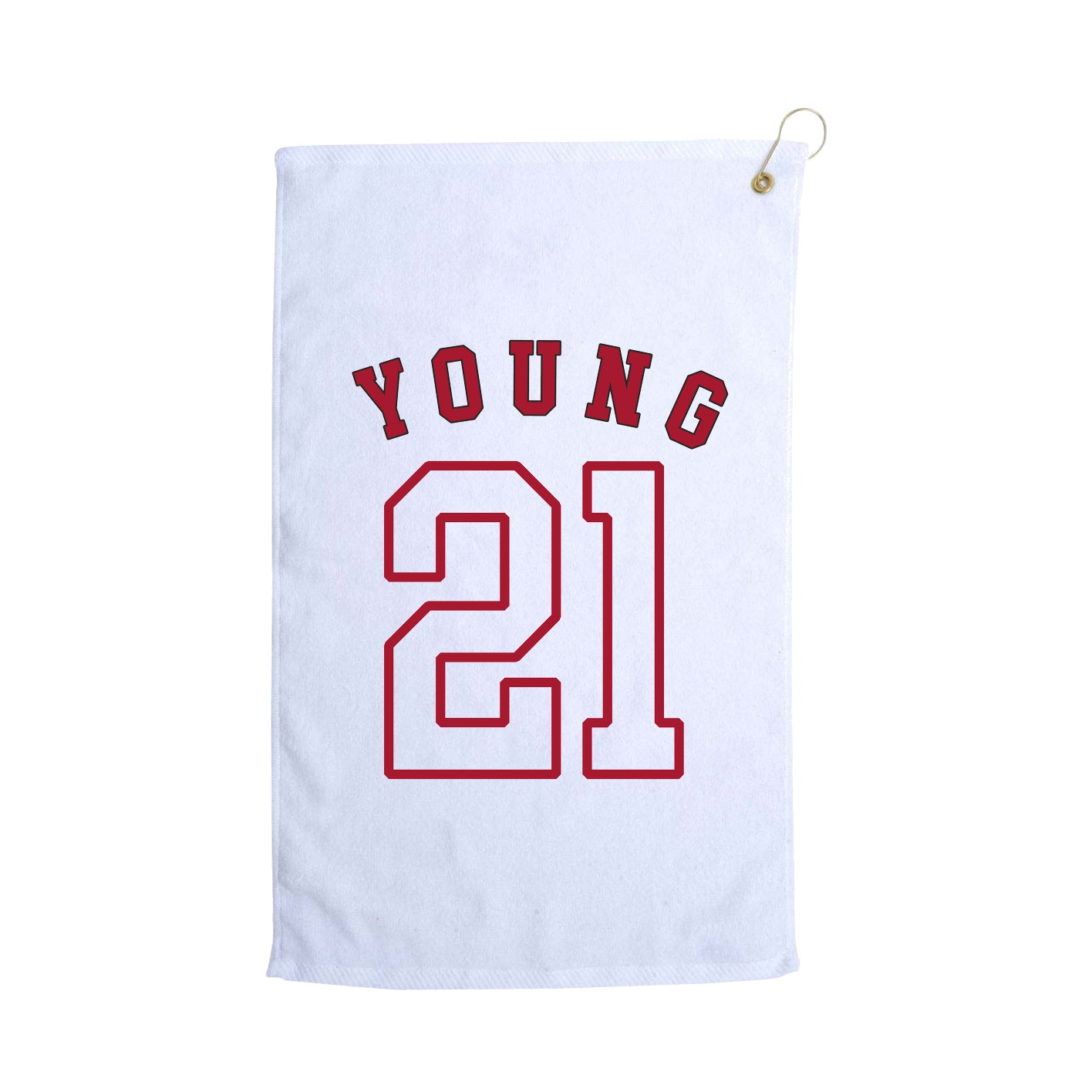 Golf Towel — Shirsey Arch in White