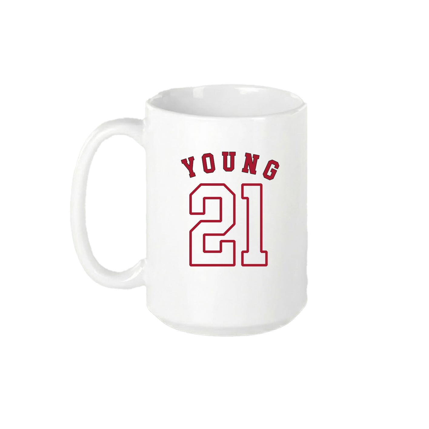 15oz Coffee Mug — Shirsey Arch in White