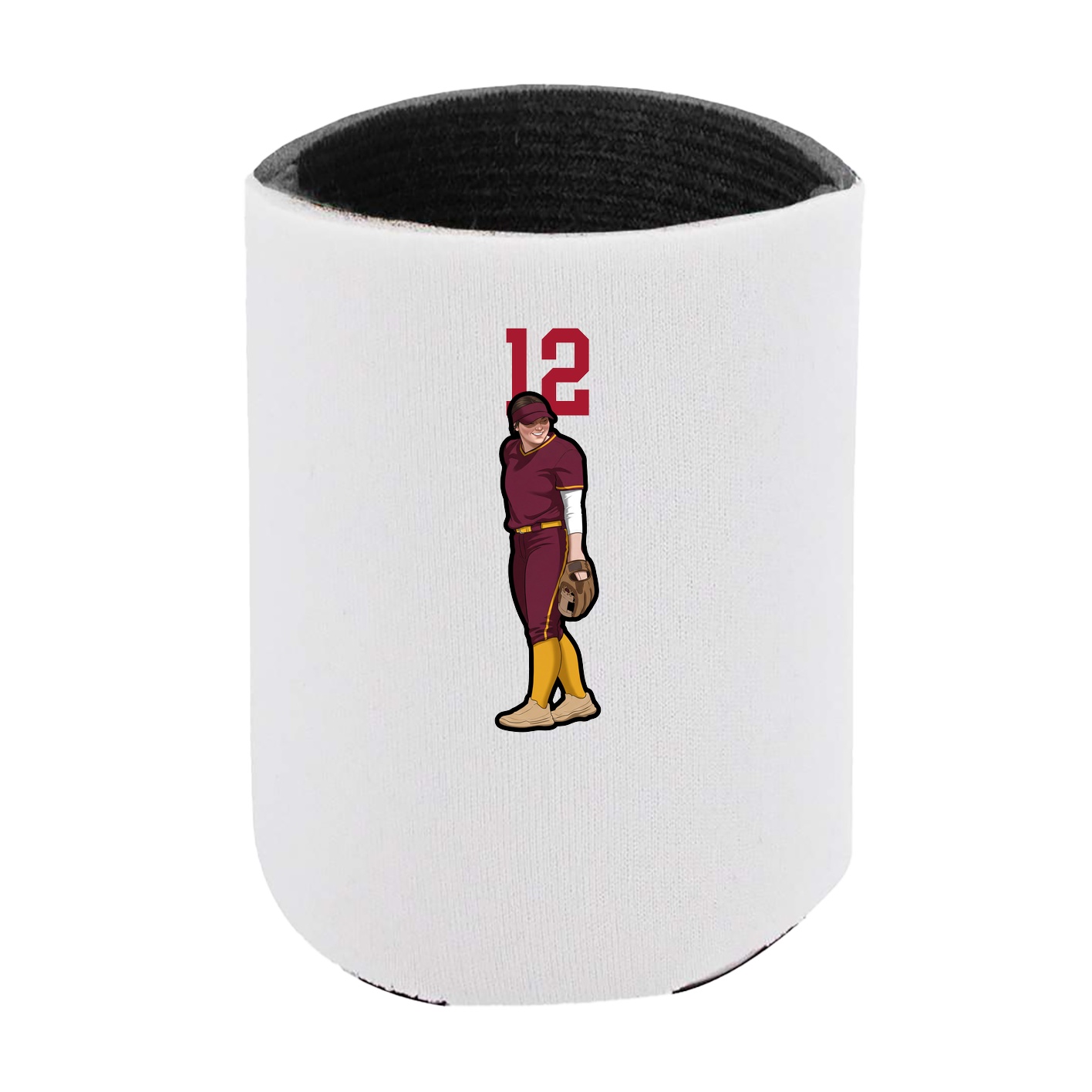 Can Holder — Number Top in White