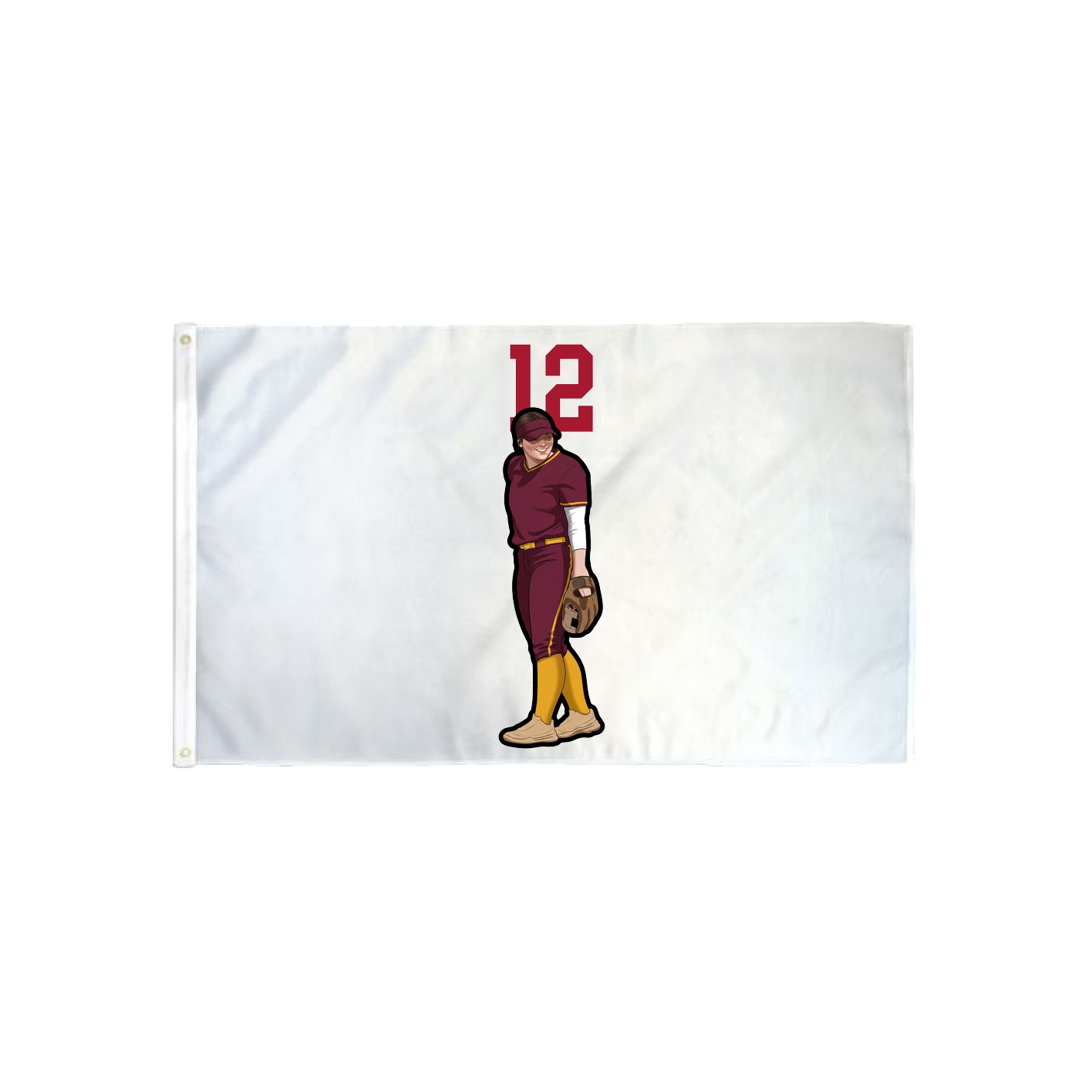 3x5 Flag — Number Top in Classic