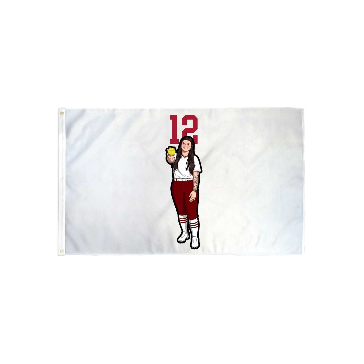 3x5 Flag — Number Top in Classic