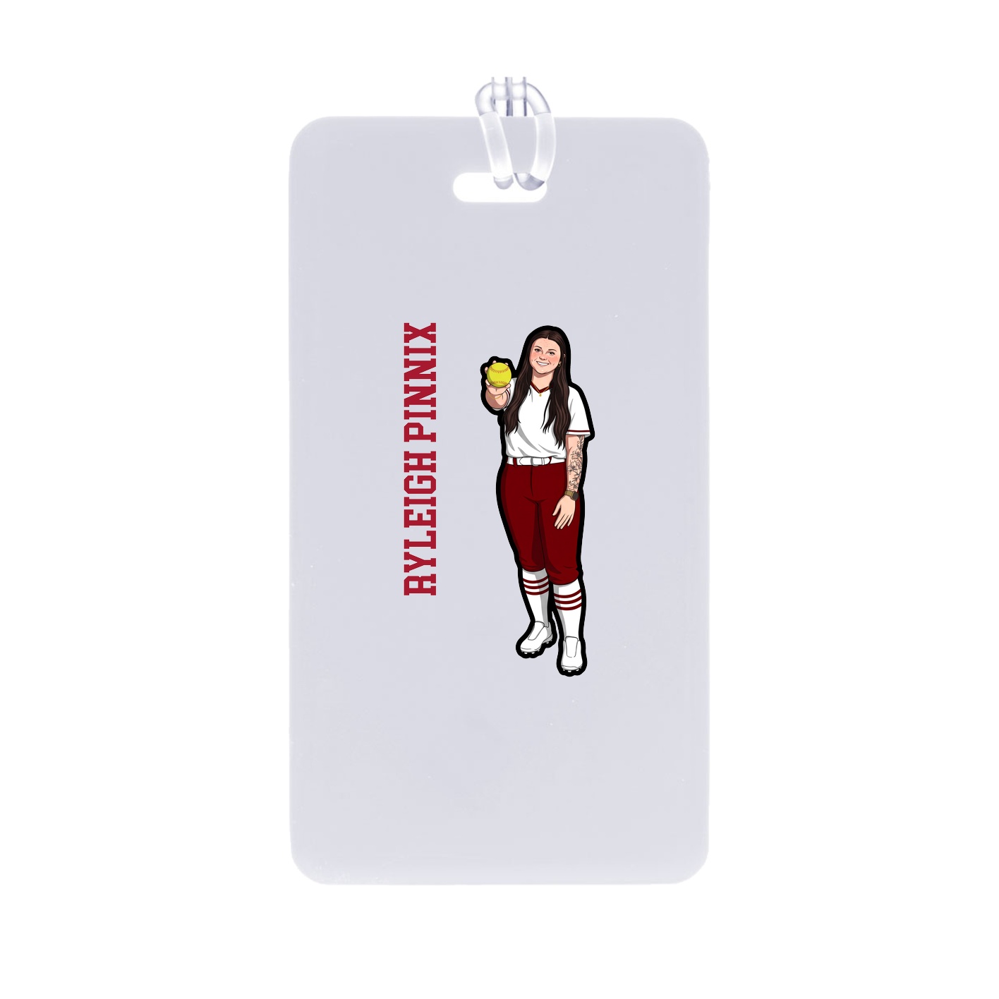 Bag Tag — Name Vertical in Classic