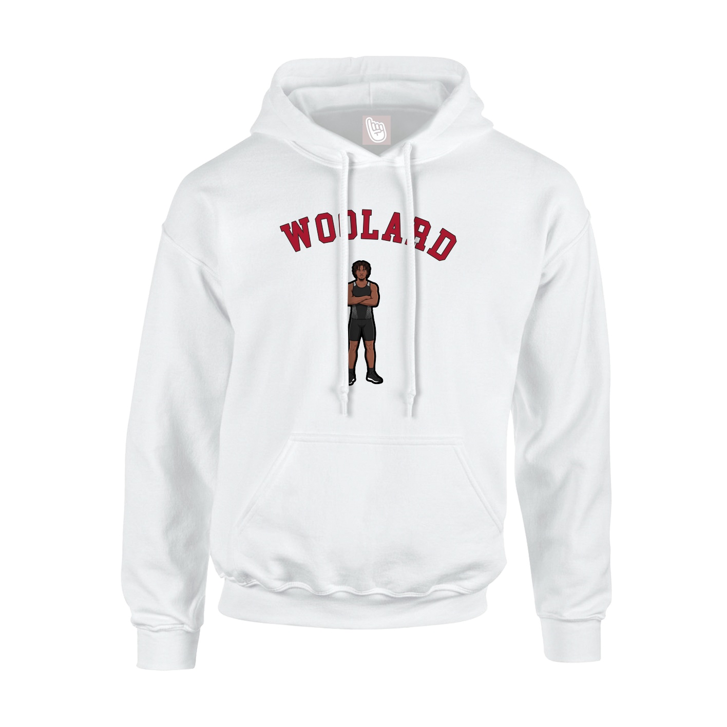 Hoodie — Shirsey Arch in White